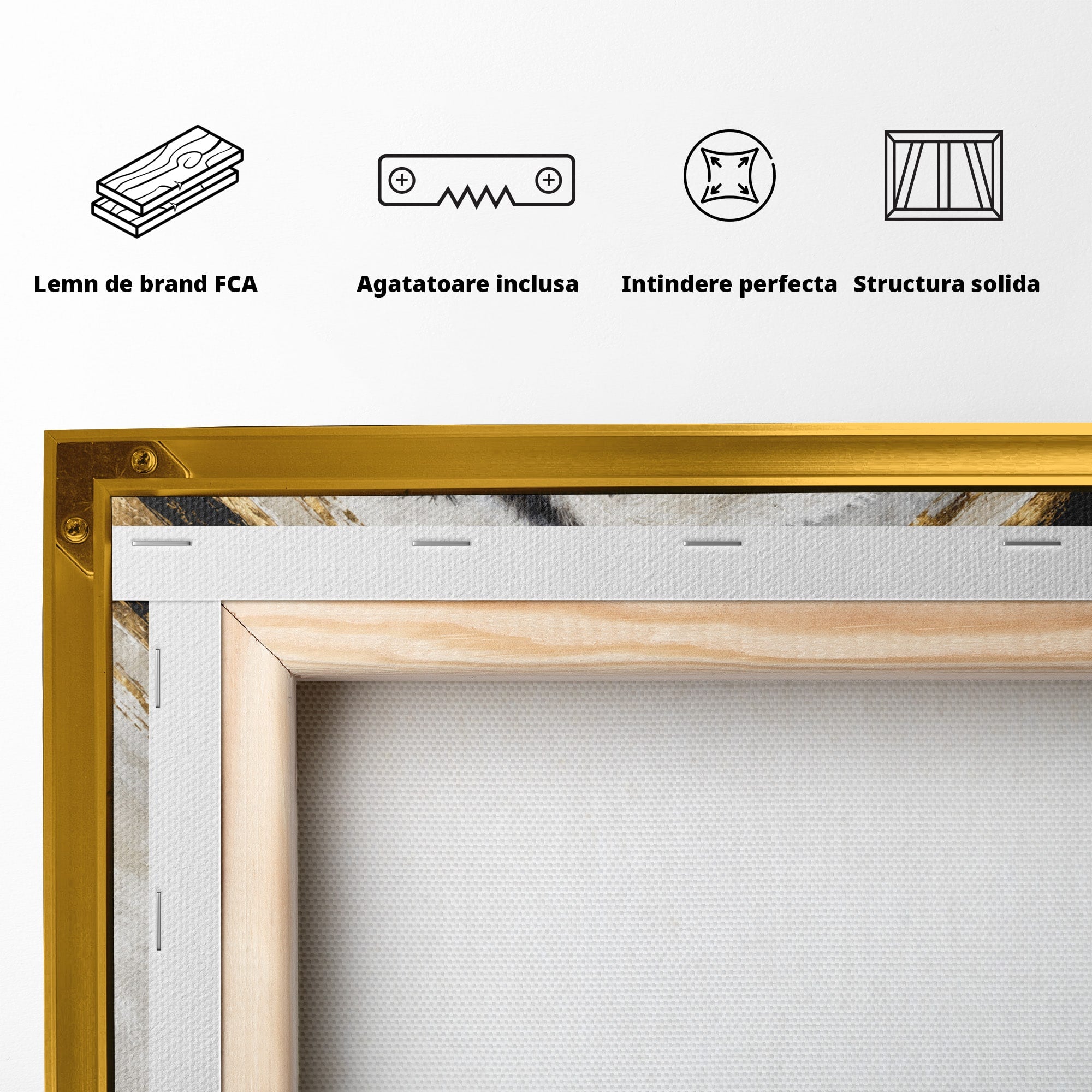 Tablou Canvas Premium LuxCanva® M1626, Bizonul Majestic, Bizon, Animale, Natura, Living, Dormitor, Culori Vibrante