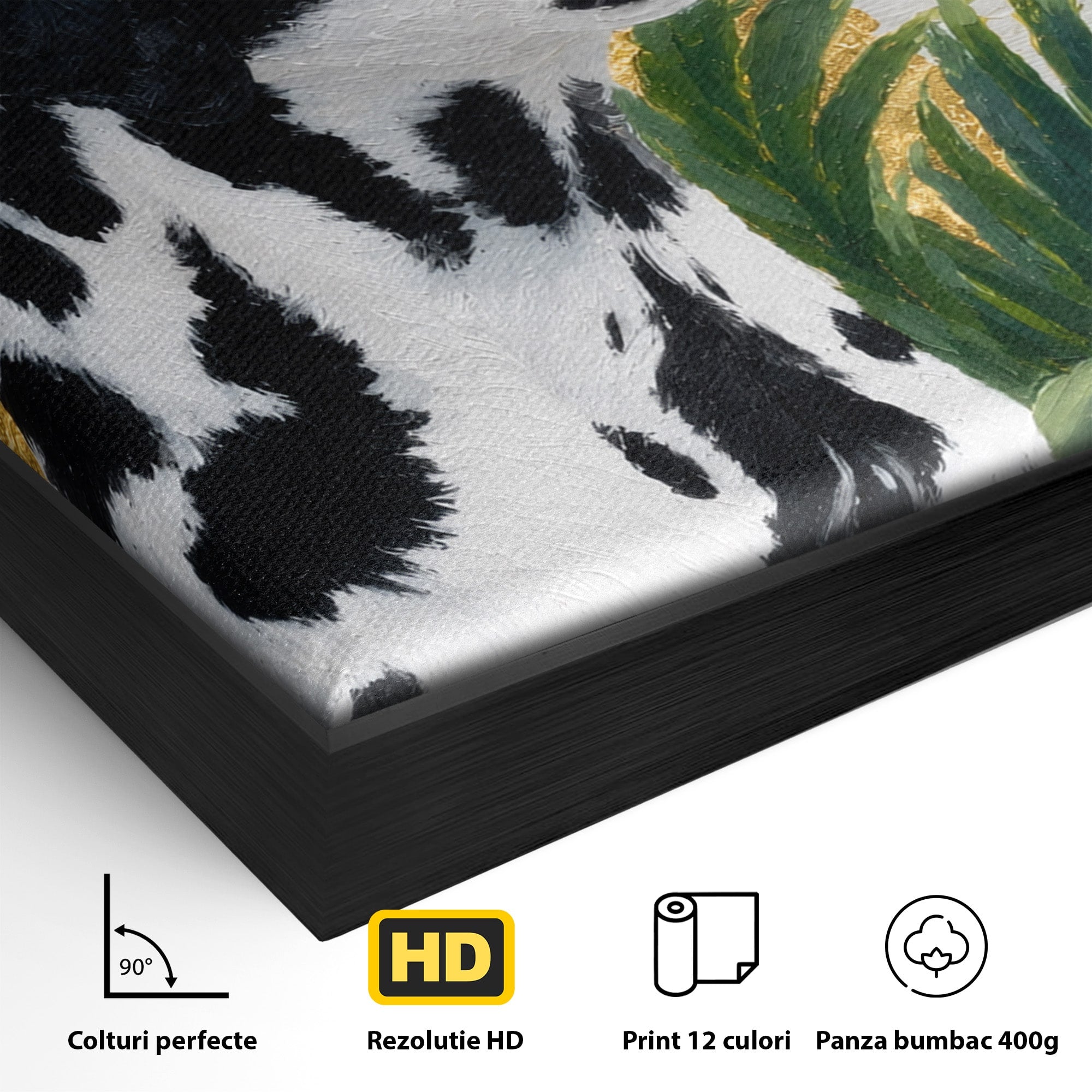 Tablou Canvas Premium LuxCanva® M1630, Dalmatian Regal, Dalmatian, Caine, Portret, Eleganta, Living, Culori Vibrante