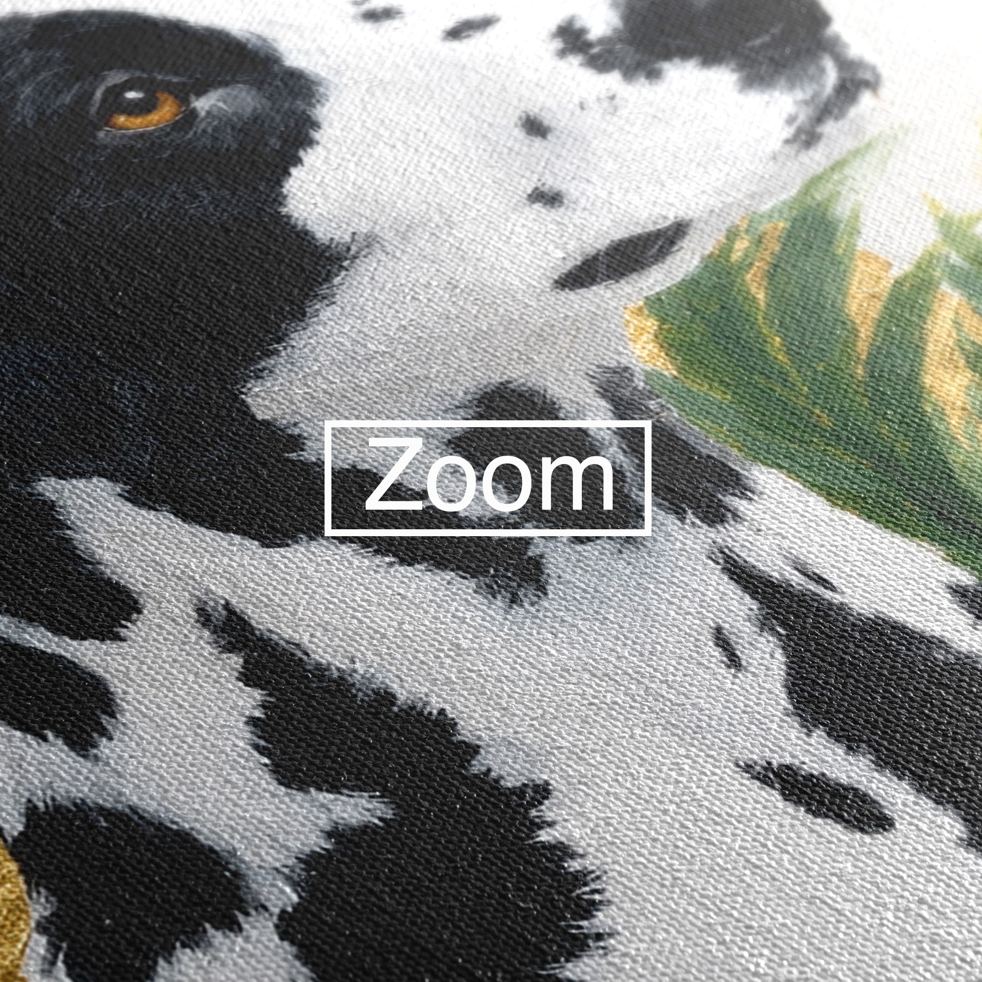 Tablou Canvas Premium LuxCanva® M1630, Dalmatian Regal, Dalmatian, Caine, Portret, Eleganta, Living, Culori Vibrante
