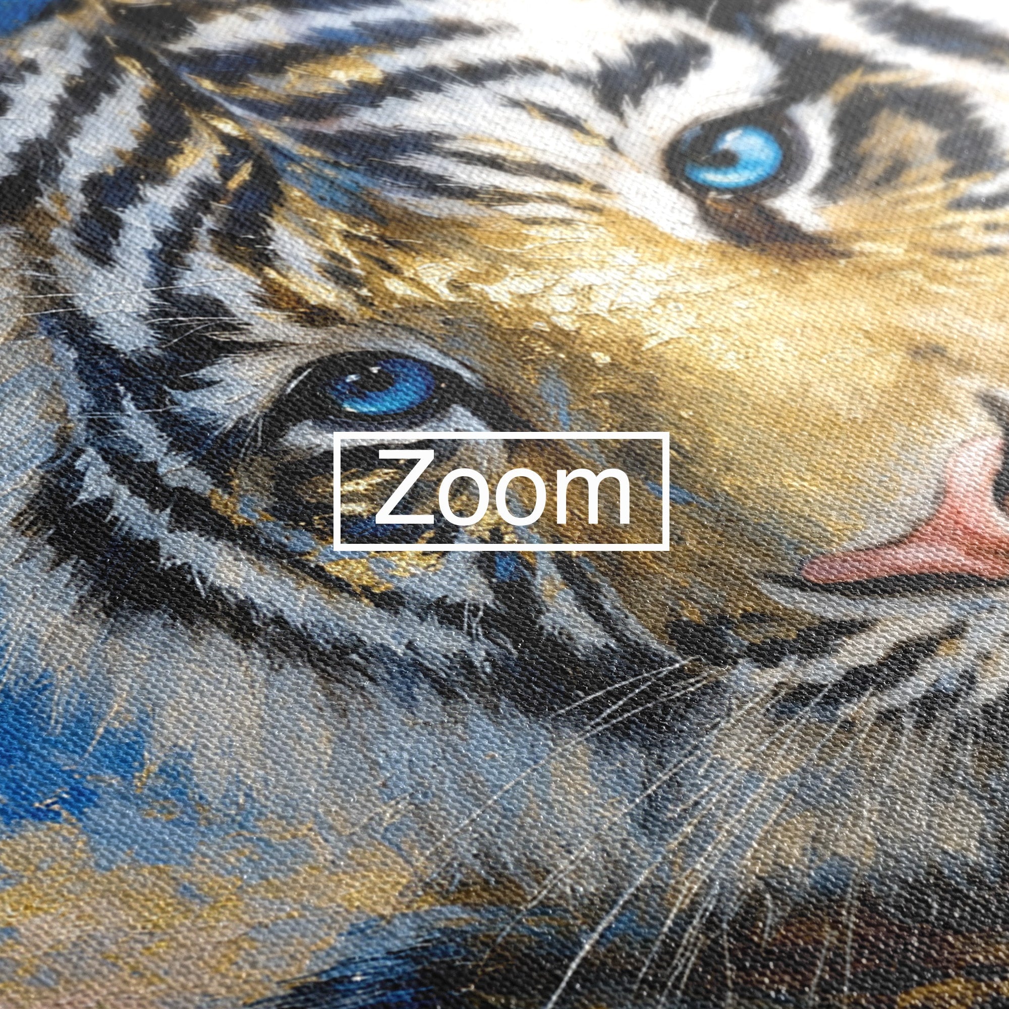Tablou Canvas Premium LuxCanva® M1636, Tigru Regal, Tigru, Portret, Wildlife, Living, Dormitor, Culori Vibrante