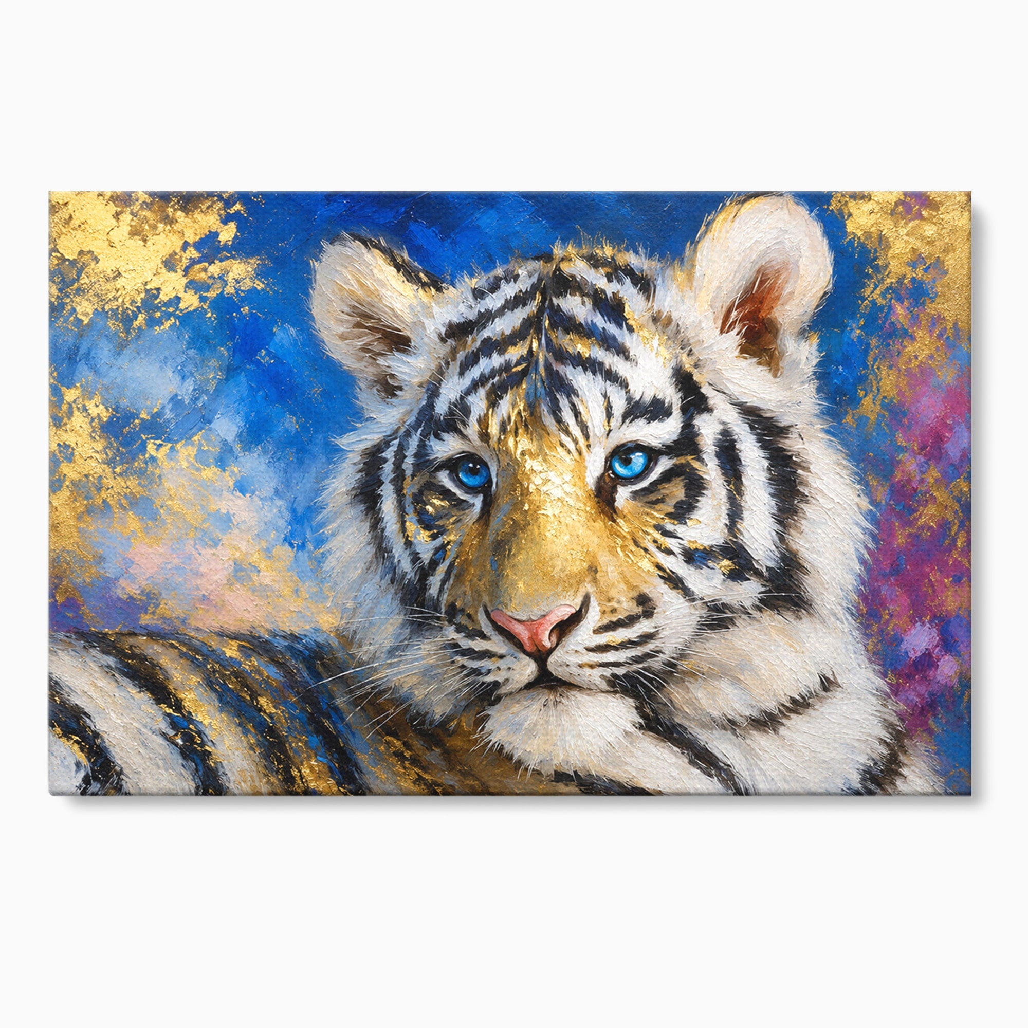 Tablou Canvas Premium LuxCanva® M1636, Tigru Regal, Tigru, Portret, Wildlife, Living, Dormitor, Culori Vibrante