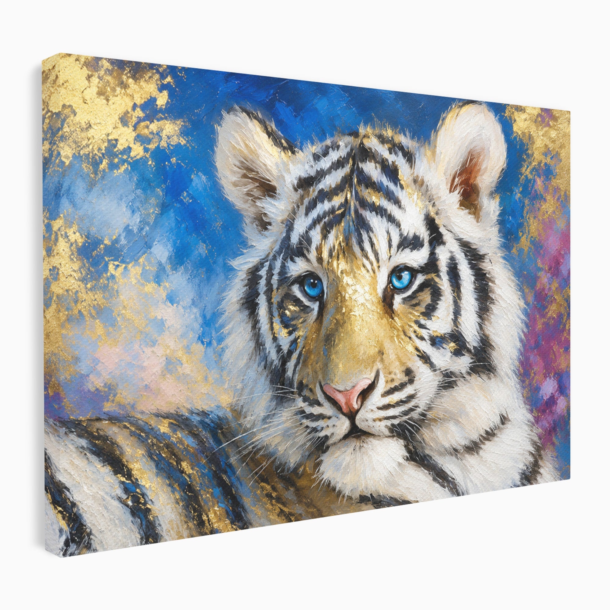 Tablou Canvas Premium LuxCanva® M1636, Tigru Regal, Tigru, Portret, Wildlife, Living, Dormitor, Culori Vibrante