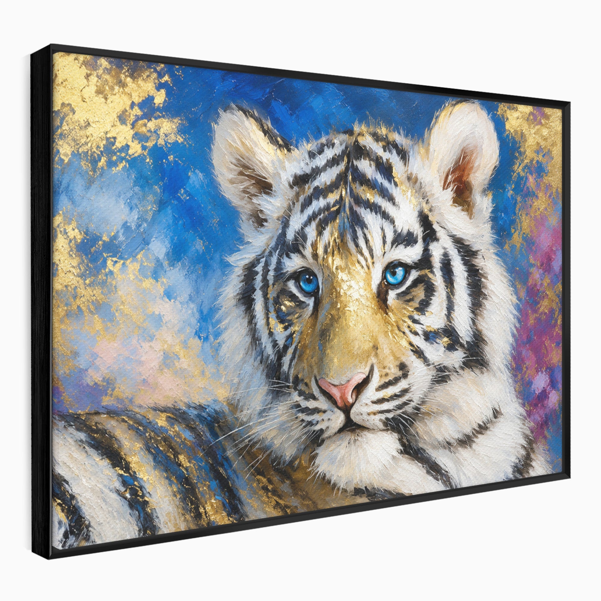 Tablou Canvas Premium LuxCanva® M1636, Tigru Regal, Tigru, Portret, Wildlife, Living, Dormitor, Culori Vibrante