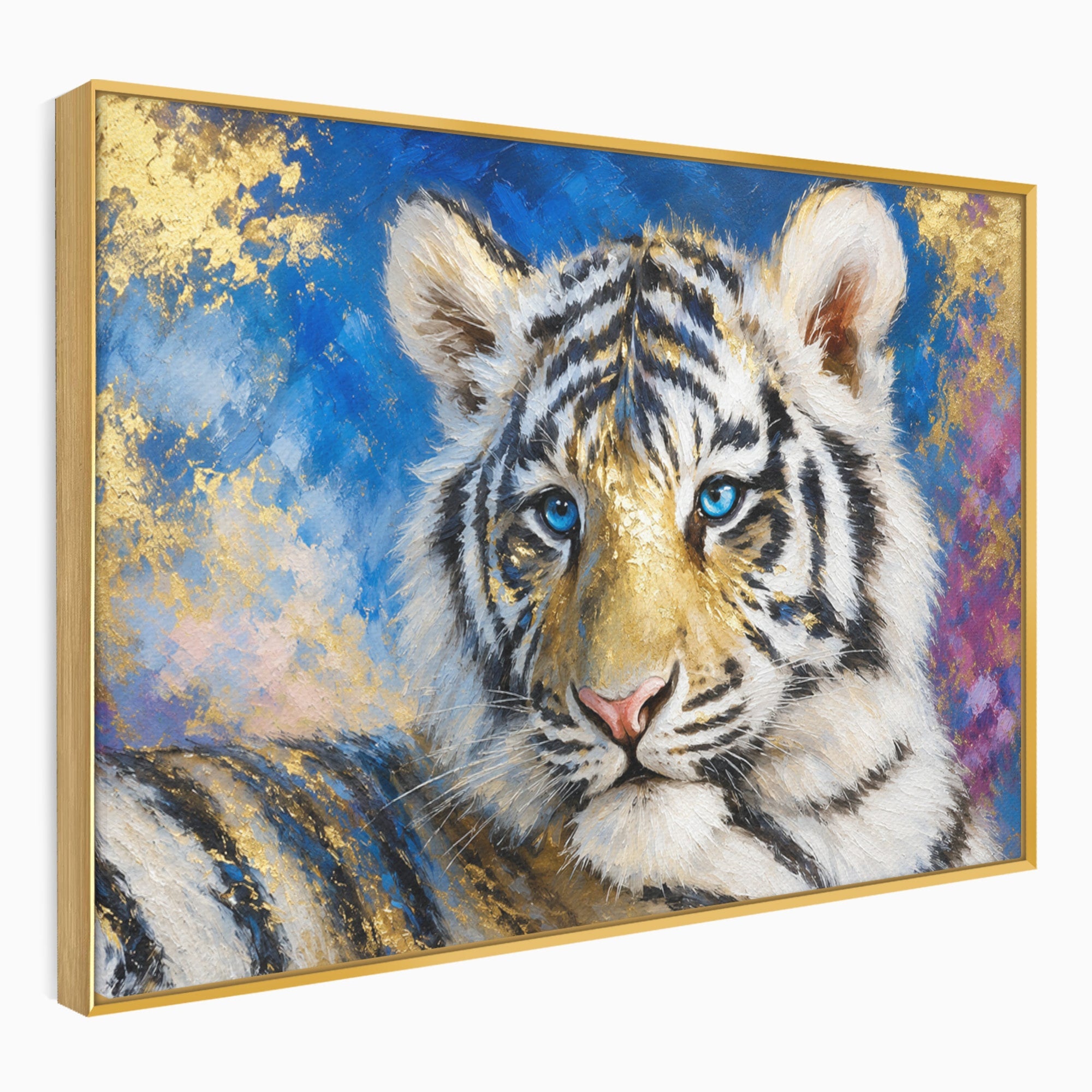 Tablou Canvas Premium LuxCanva® M1636, Tigru Regal, Tigru, Portret, Wildlife, Living, Dormitor, Culori Vibrante