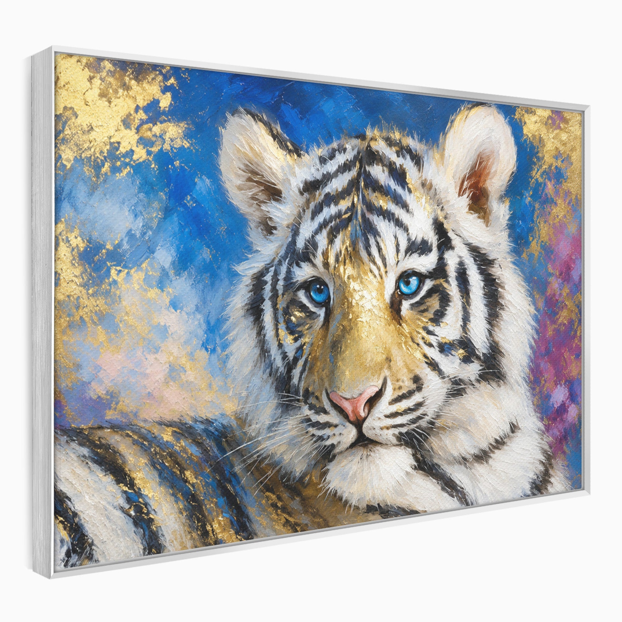 Tablou Canvas Premium LuxCanva® M1636, Tigru Regal, Tigru, Portret, Wildlife, Living, Dormitor, Culori Vibrante