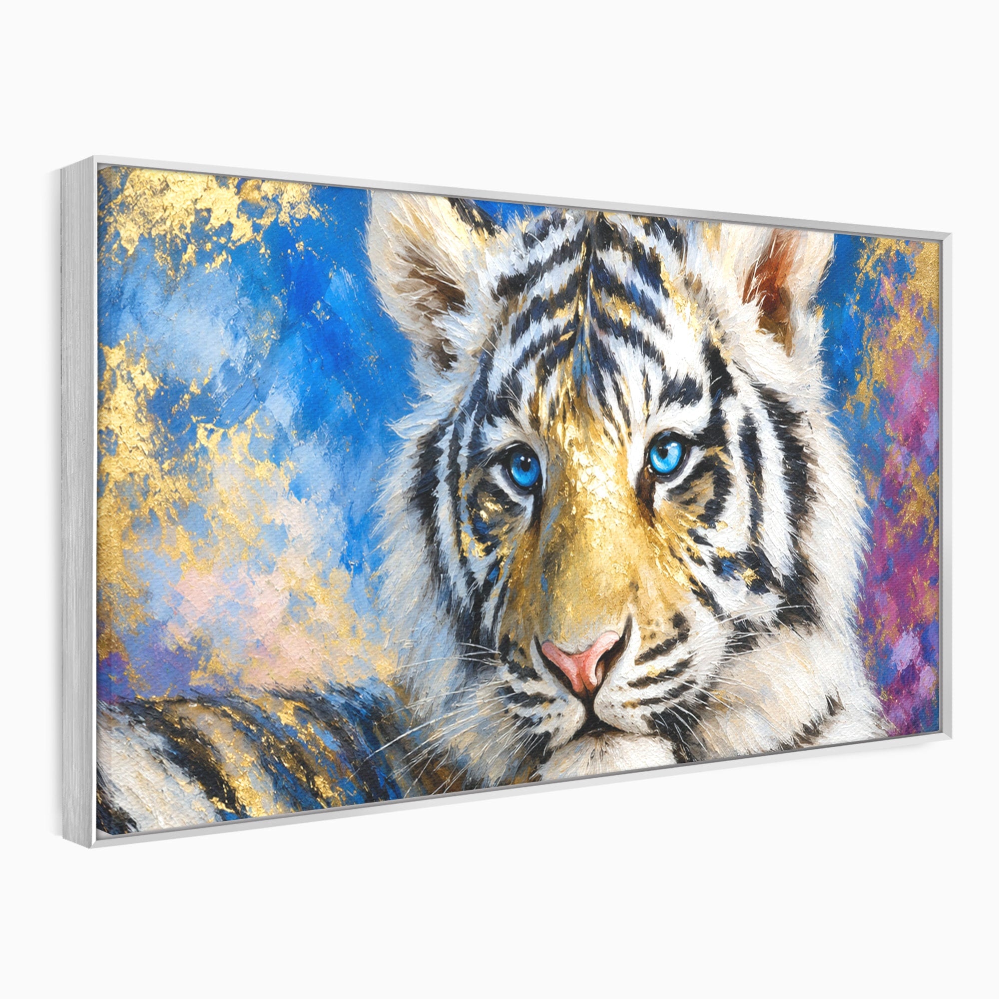Tablou Canvas Premium LuxCanva® M1636, Tigru Regal, Tigru, Portret, Wildlife, Living, Dormitor, Culori Vibrante