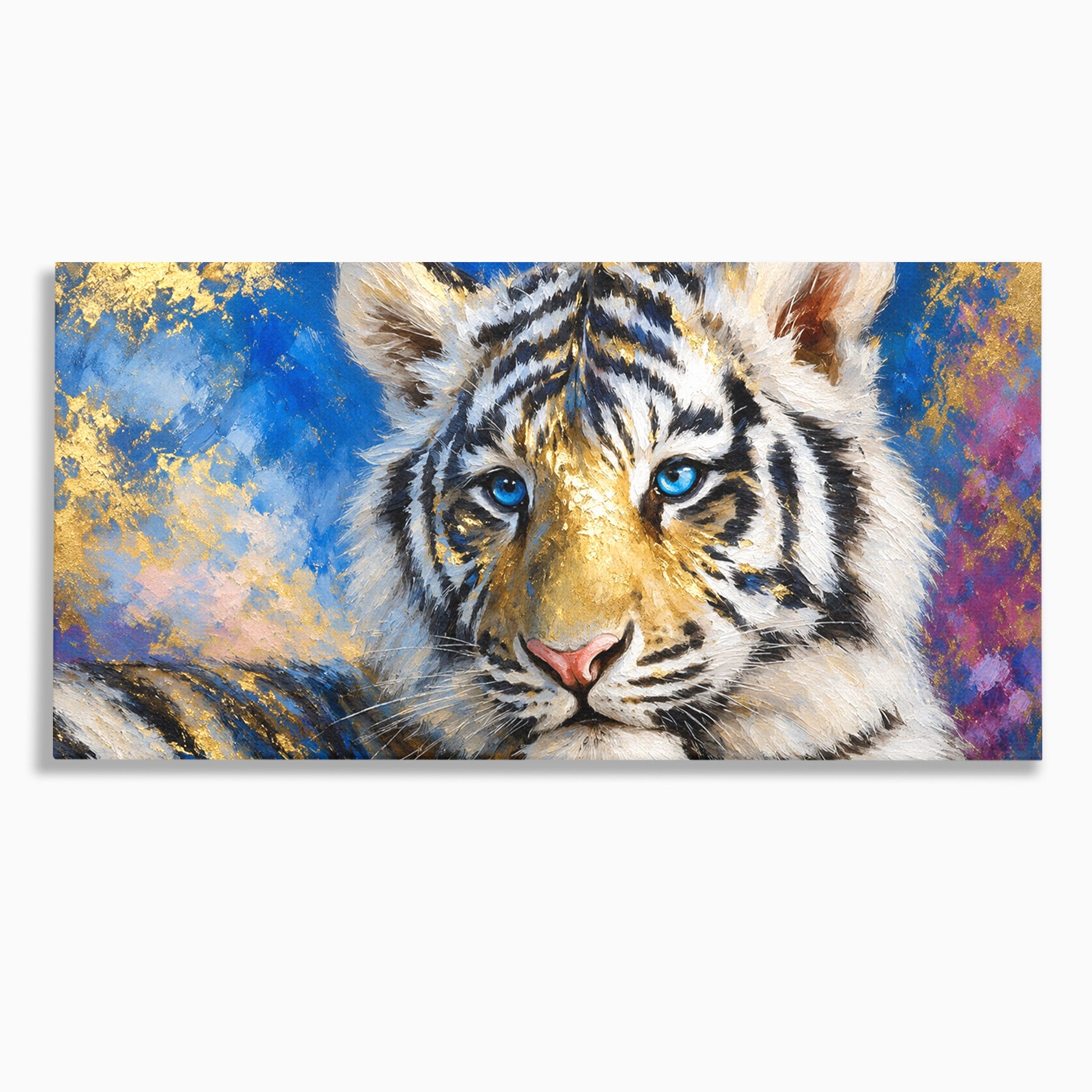 Tablou Canvas Premium LuxCanva® M1636, Tigru Regal, Tigru, Portret, Wildlife, Living, Dormitor, Culori Vibrante