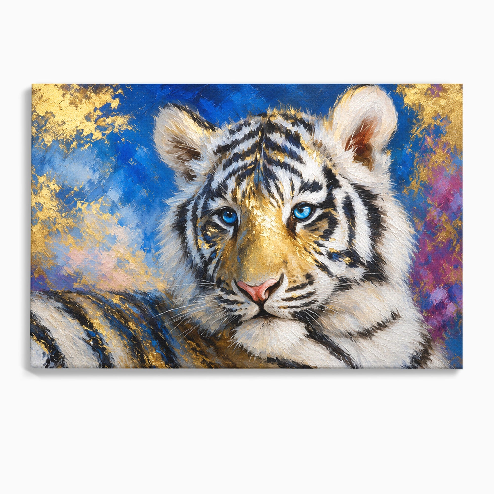 Tablou Canvas Premium LuxCanva® M1636, Tigru Regal, Tigru, Portret, Wildlife, Living, Dormitor, Culori Vibrante
