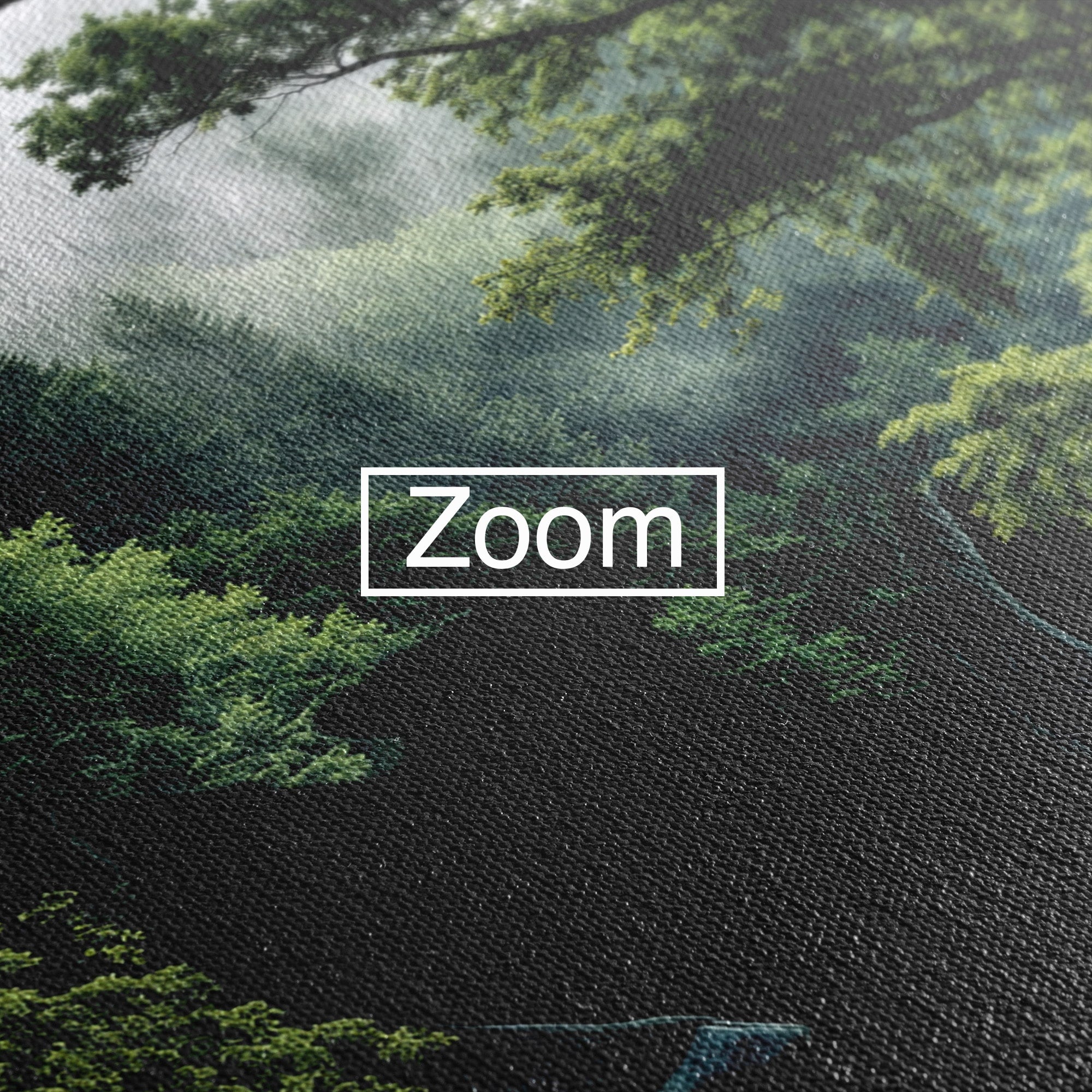 Tablou Canvas Premium LuxCanva® M1641, Bizonul Padurii, Bizon, Padure, Natura, Animale, Living, Culori Vibrante