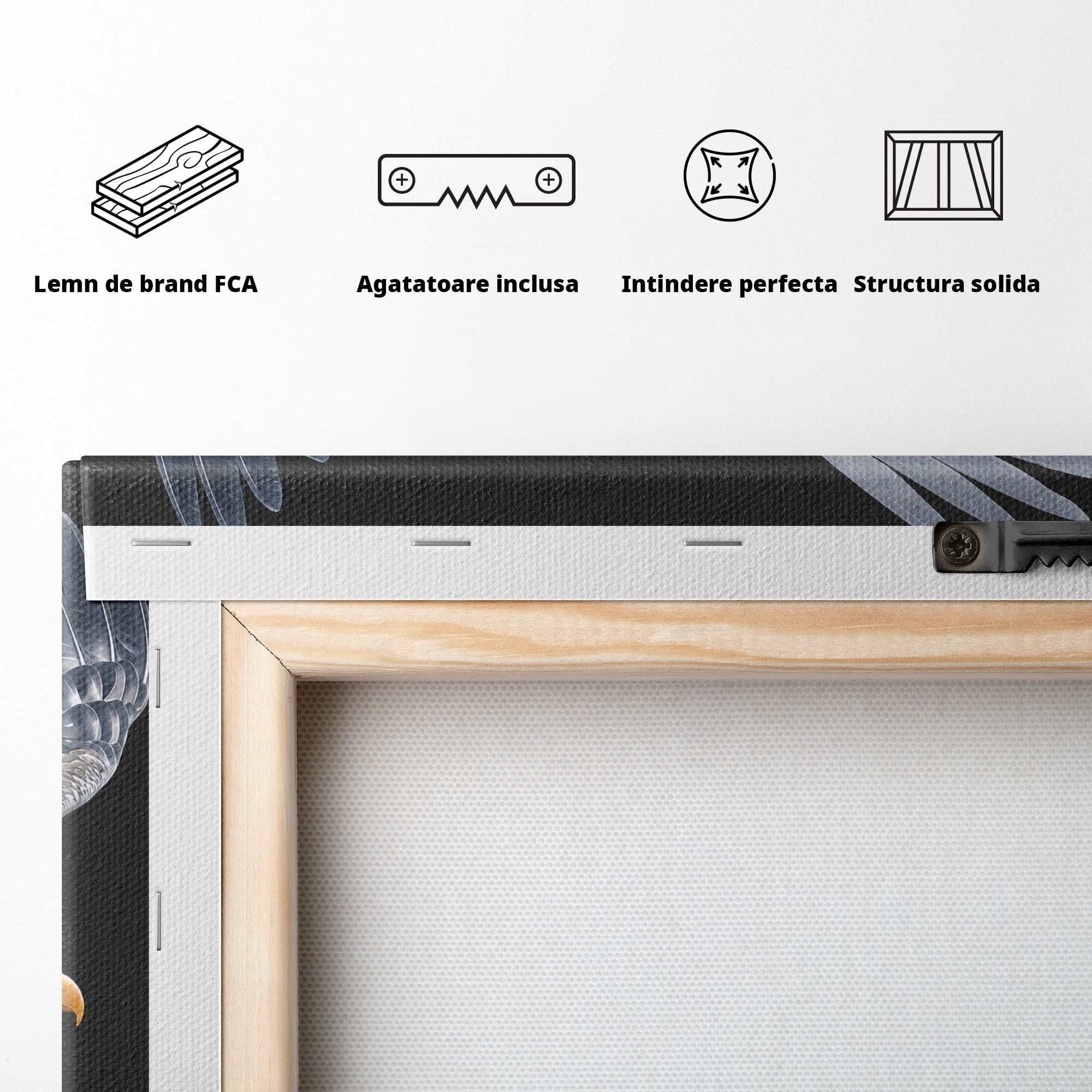 Tablou Canvas Premium LuxCanva® M1645, Vulturul Libertatii, Vultur, Peisaj, Libertate, Natura, Birou, Living, Culori Vibrante