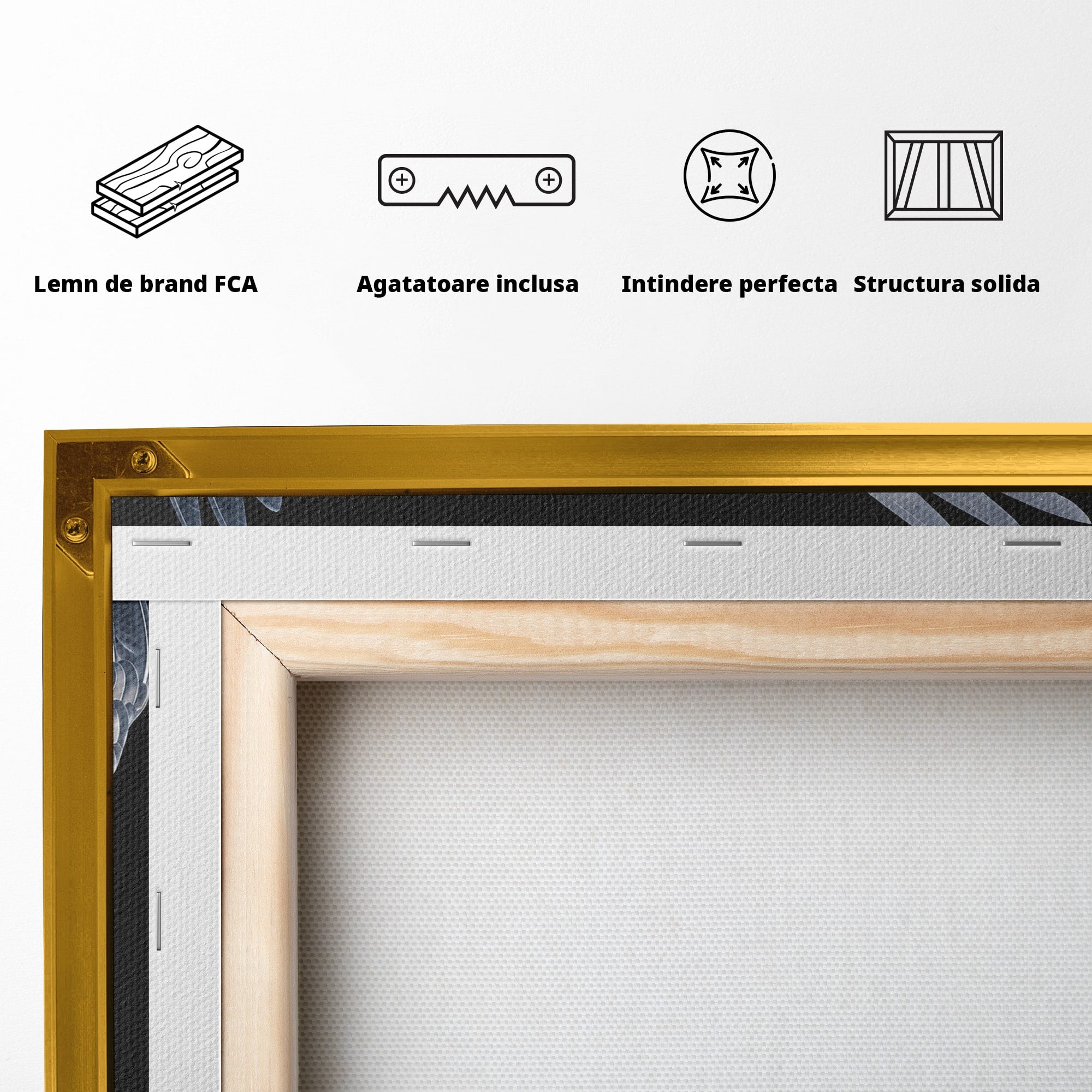 Tablou Canvas Premium LuxCanva® M1645, Vulturul Libertatii, Vultur, Peisaj, Libertate, Natura, Birou, Living, Culori Vibrante