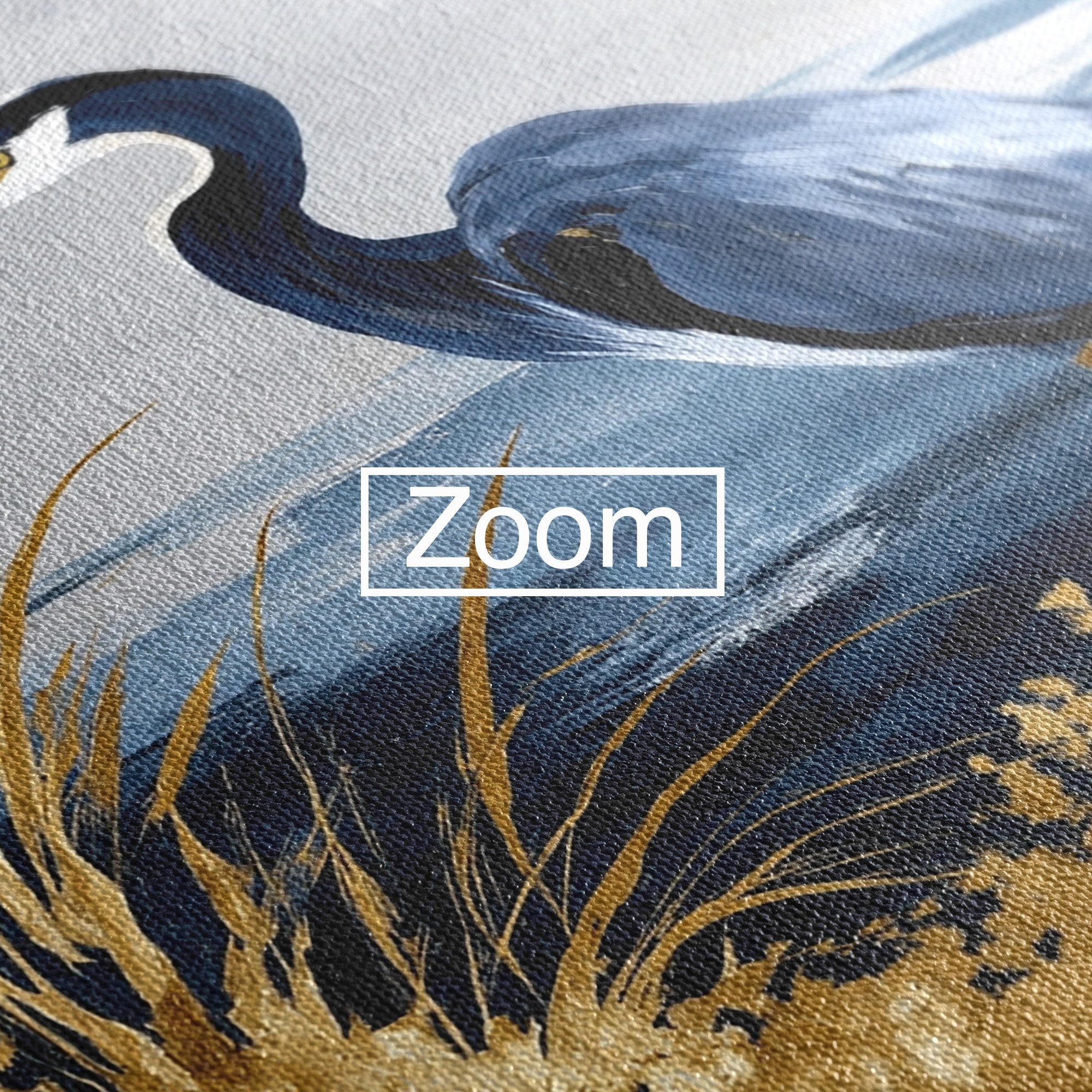 Tablou Canvas Premium LuxCanva® M1651, Egreta Eleganta, Egreta, Natura, Peisaj, Pasare, Living, Culori Vibrante