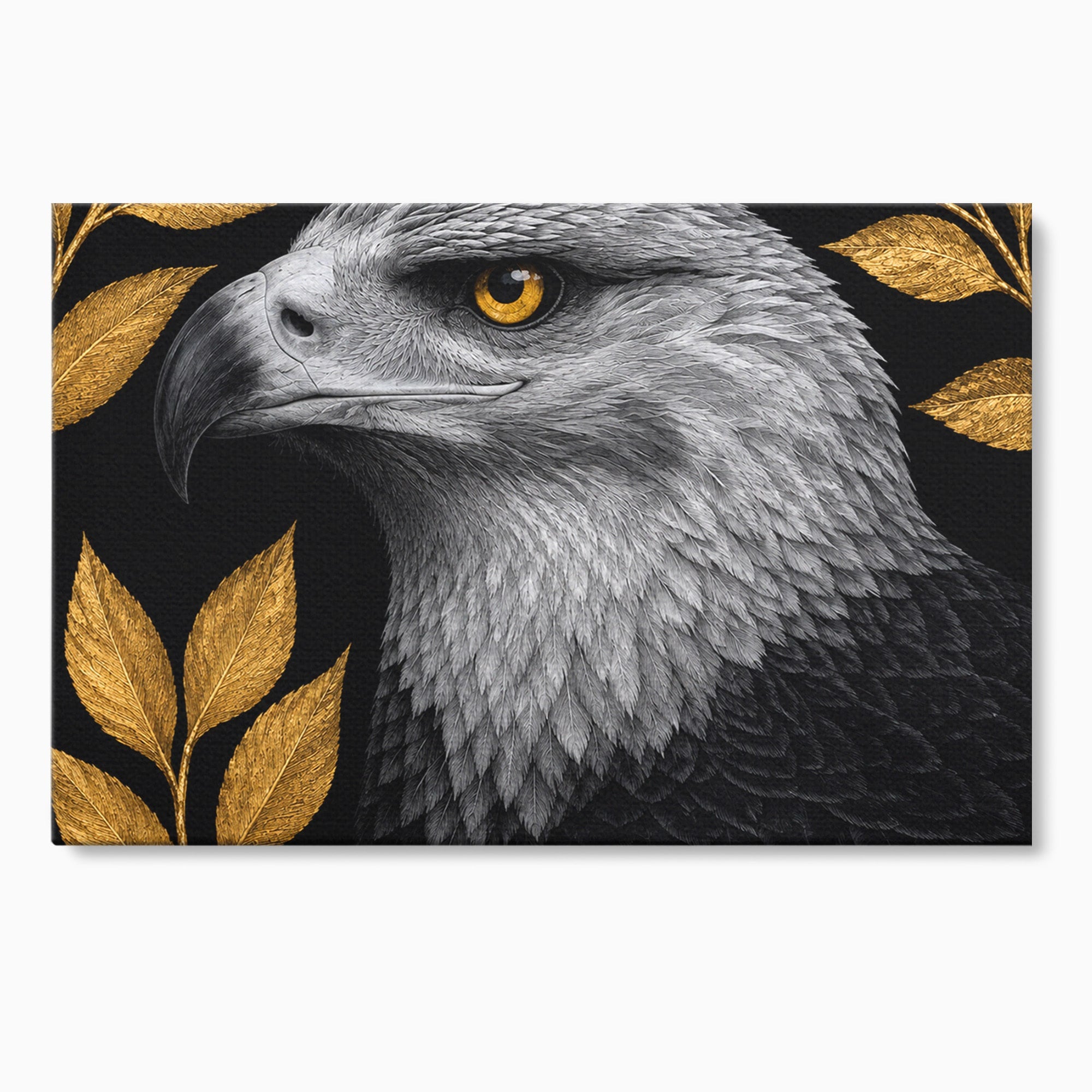 Tablou Canvas Premium LuxCanva® M1662, Vultur Regal, Vultur, Natura, Eleganta, Living, Birou, Culori Vibrante