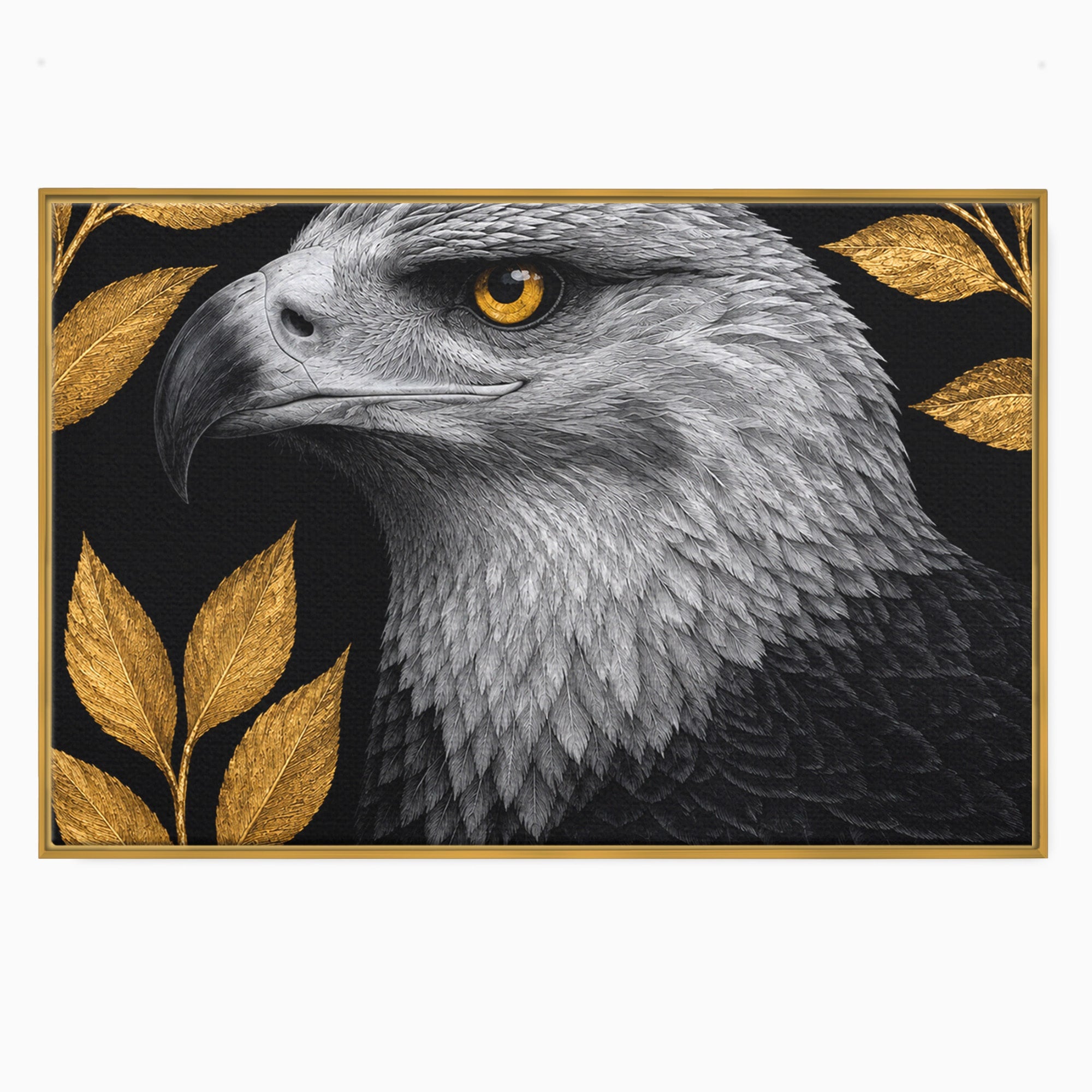 Tablou Canvas Premium LuxCanva® M1662, Vultur Regal, Vultur, Natura, Eleganta, Living, Birou, Culori Vibrante