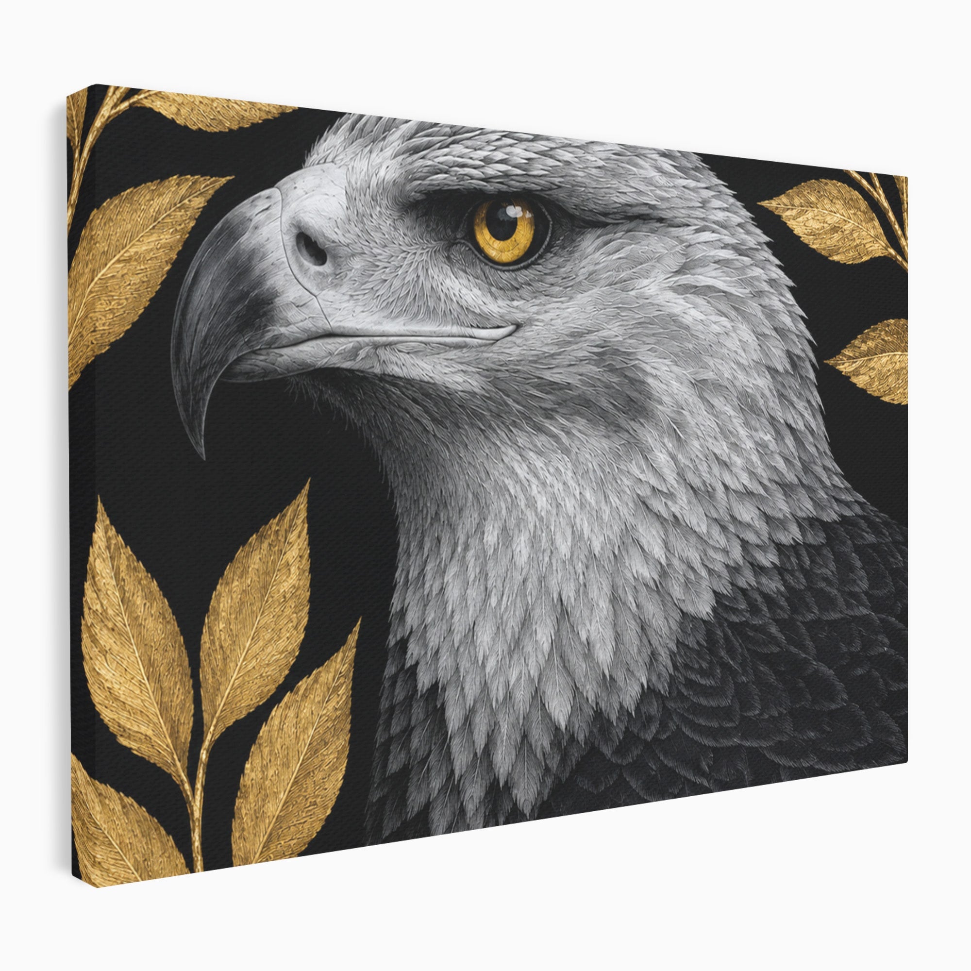 Tablou Canvas Premium LuxCanva® M1662, Vultur Regal, Vultur, Natura, Eleganta, Living, Birou, Culori Vibrante