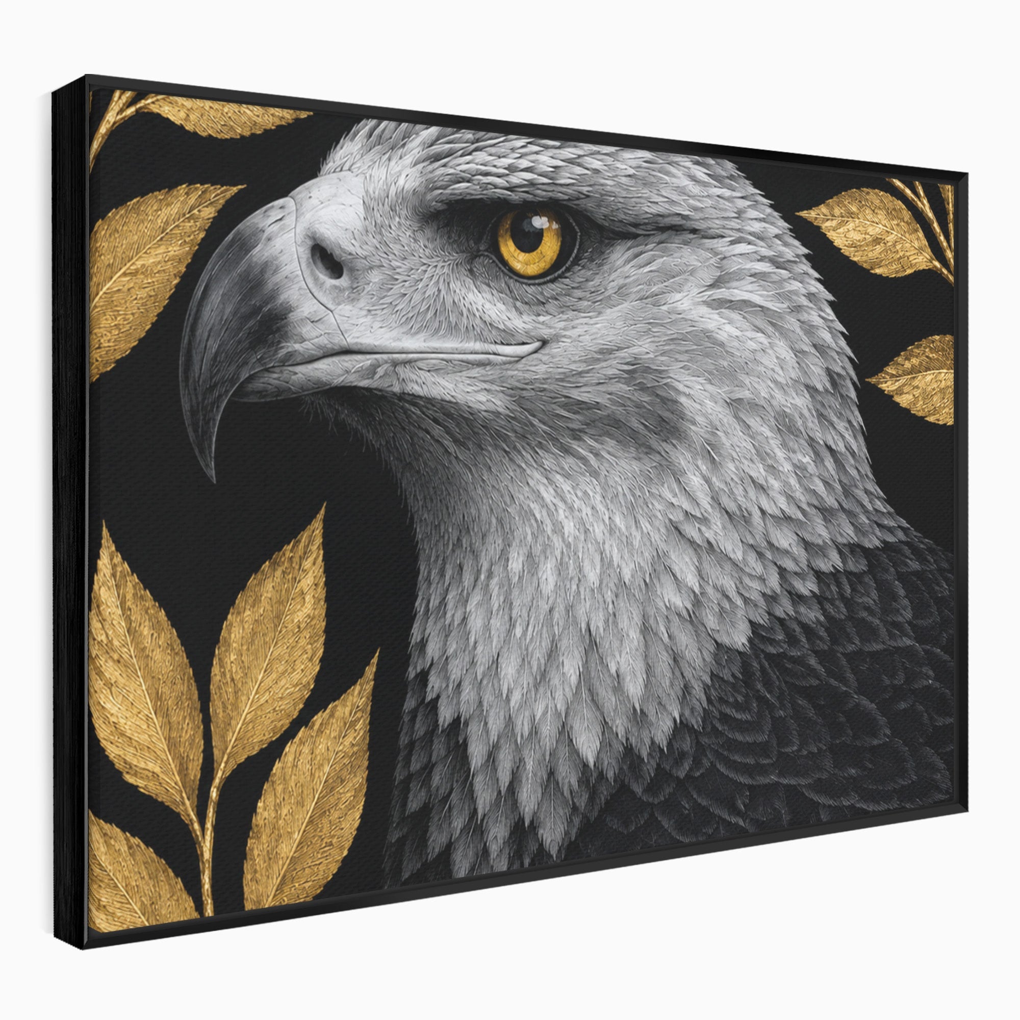Tablou Canvas Premium LuxCanva® M1662, Vultur Regal, Vultur, Natura, Eleganta, Living, Birou, Culori Vibrante