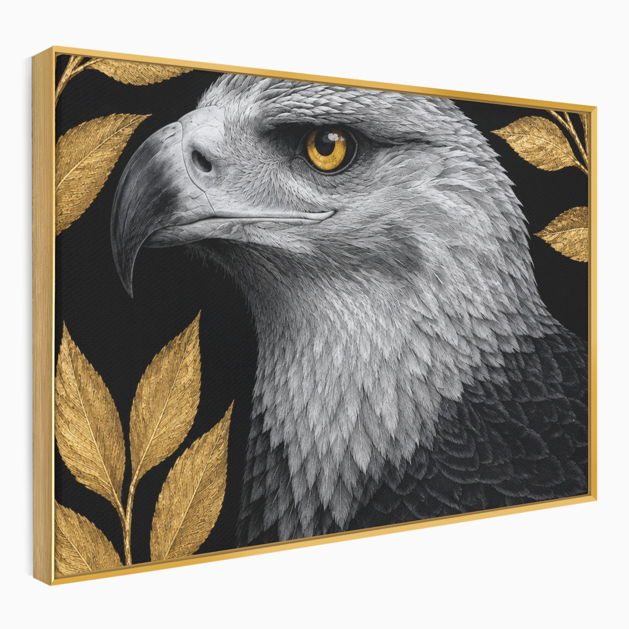 Tablou Canvas Premium LuxCanva® M1662, Vultur Regal, Vultur, Natura, Eleganta, Living, Birou, Culori Vibrante