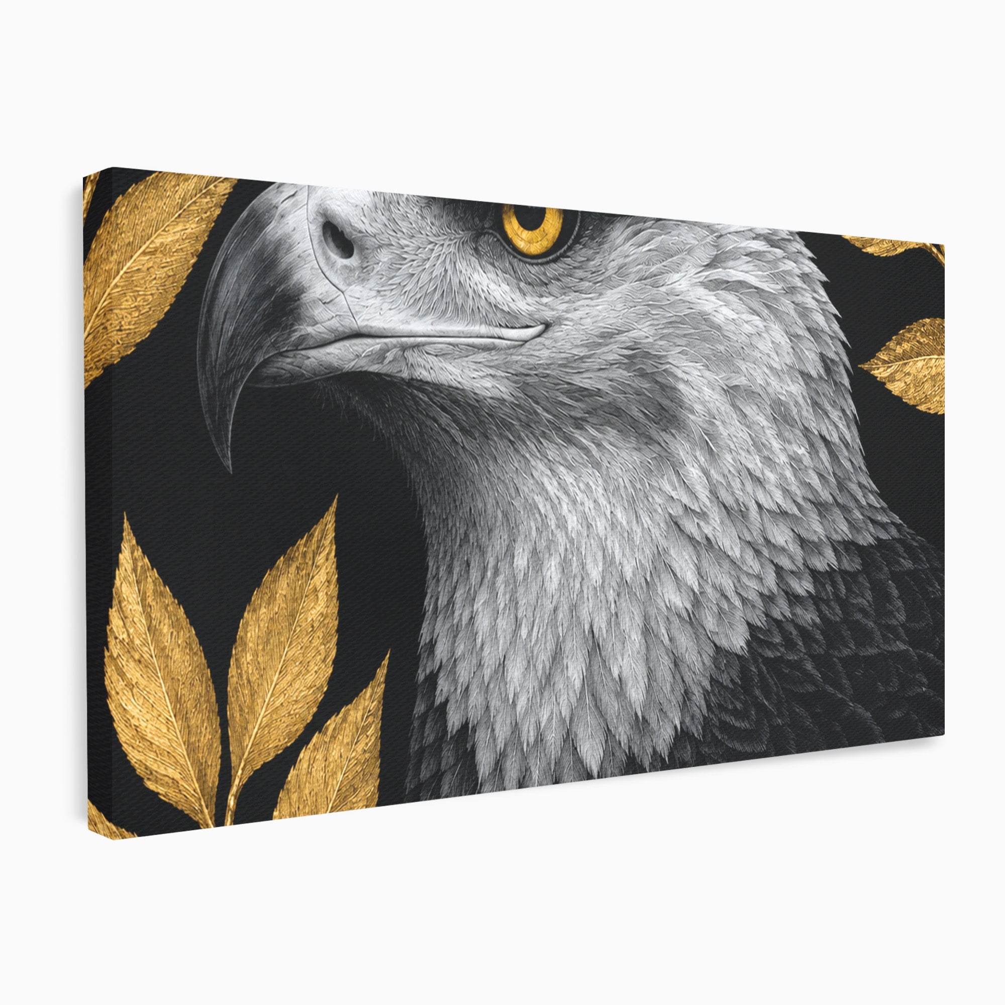 Tablou Canvas Premium LuxCanva® M1662, Vultur Regal, Vultur, Natura, Eleganta, Living, Birou, Culori Vibrante