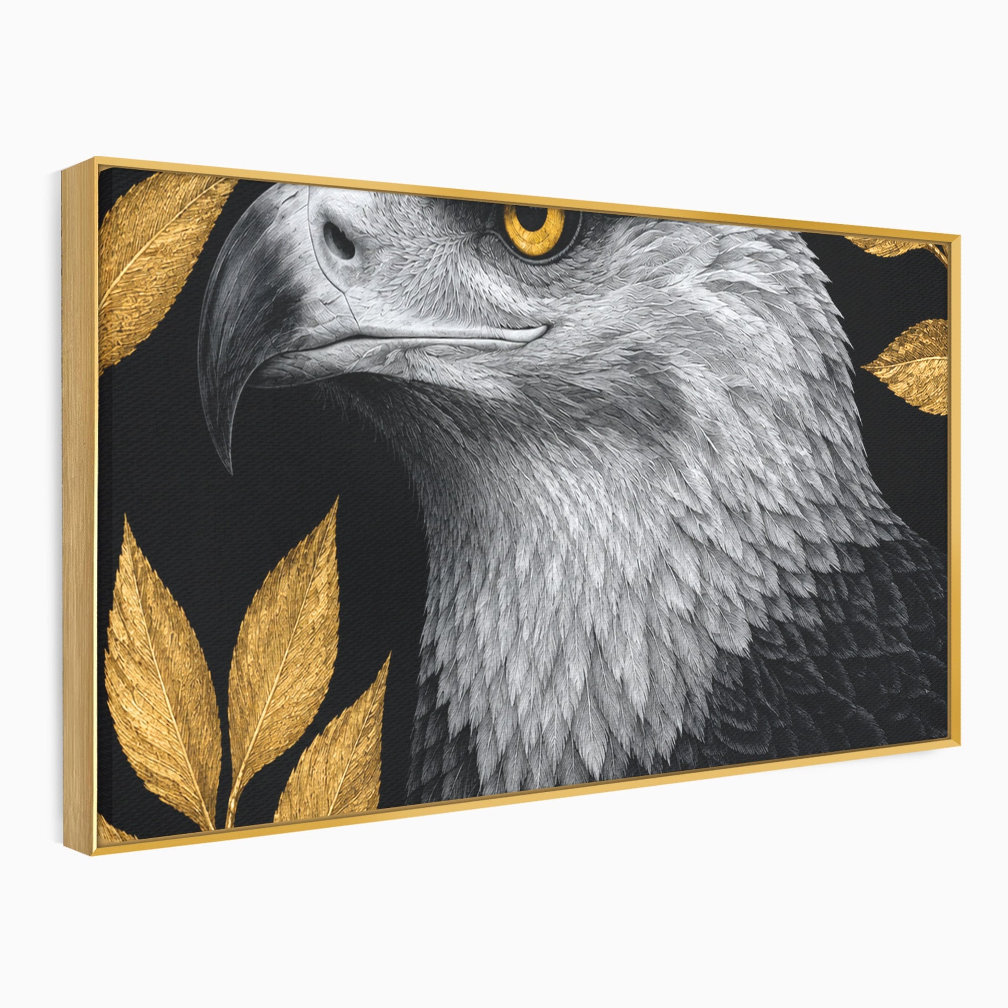 Tablou Canvas Premium LuxCanva® M1662, Vultur Regal, Vultur, Natura, Eleganta, Living, Birou, Culori Vibrante