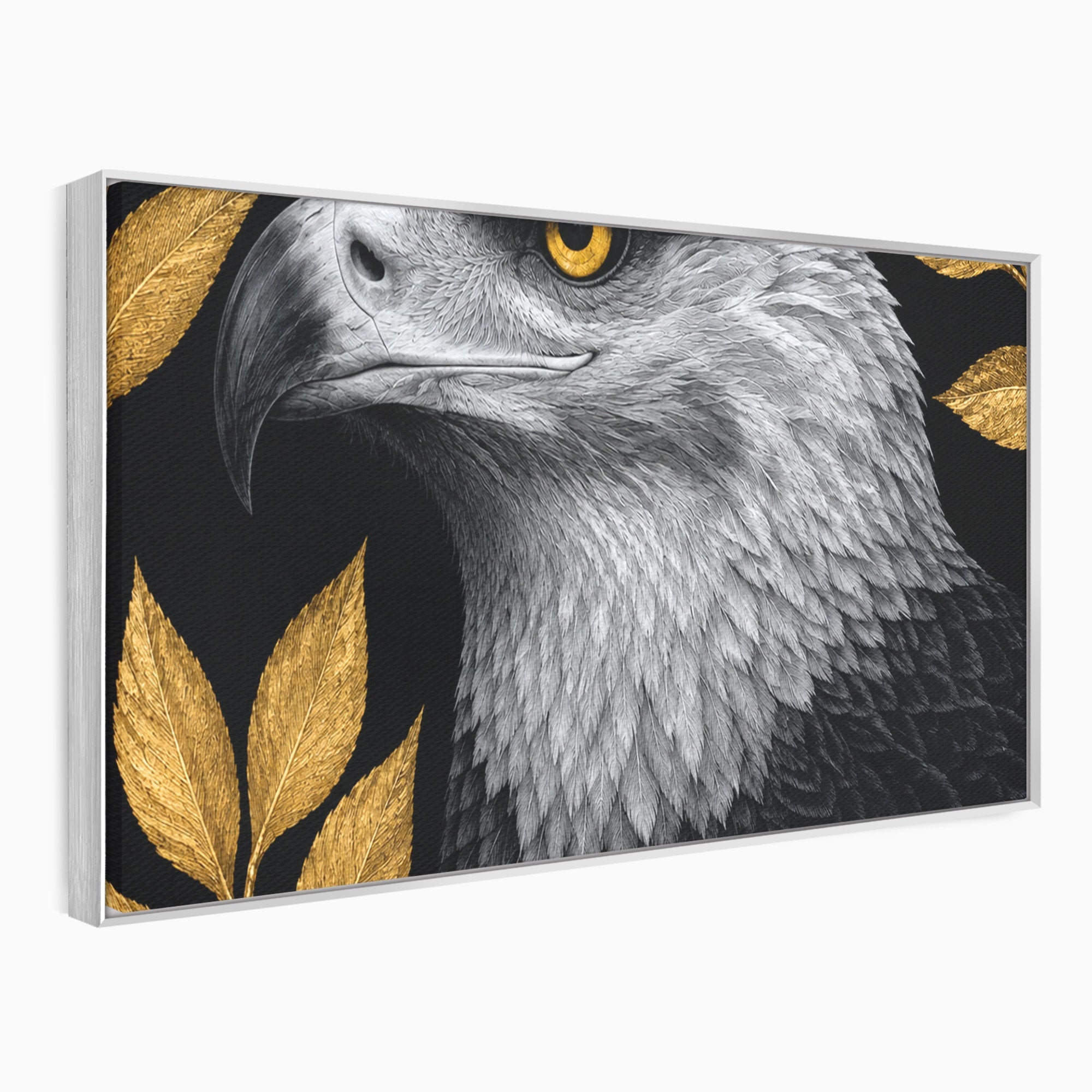 Tablou Canvas Premium LuxCanva® M1662, Vultur Regal, Vultur, Natura, Eleganta, Living, Birou, Culori Vibrante