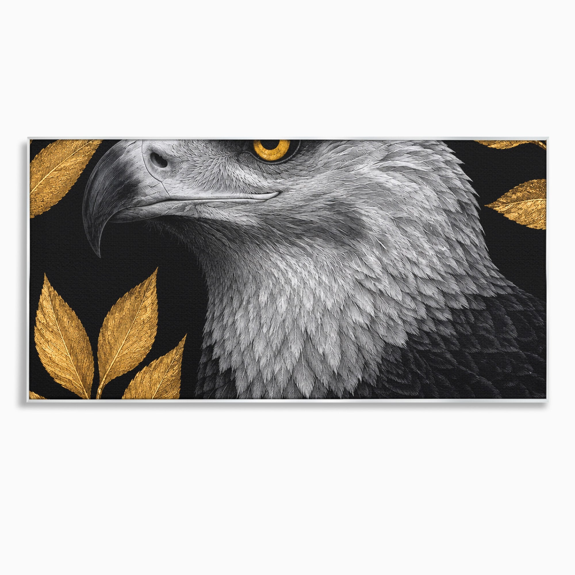 Tablou Canvas Premium LuxCanva® M1662, Vultur Regal, Vultur, Natura, Eleganta, Living, Birou, Culori Vibrante