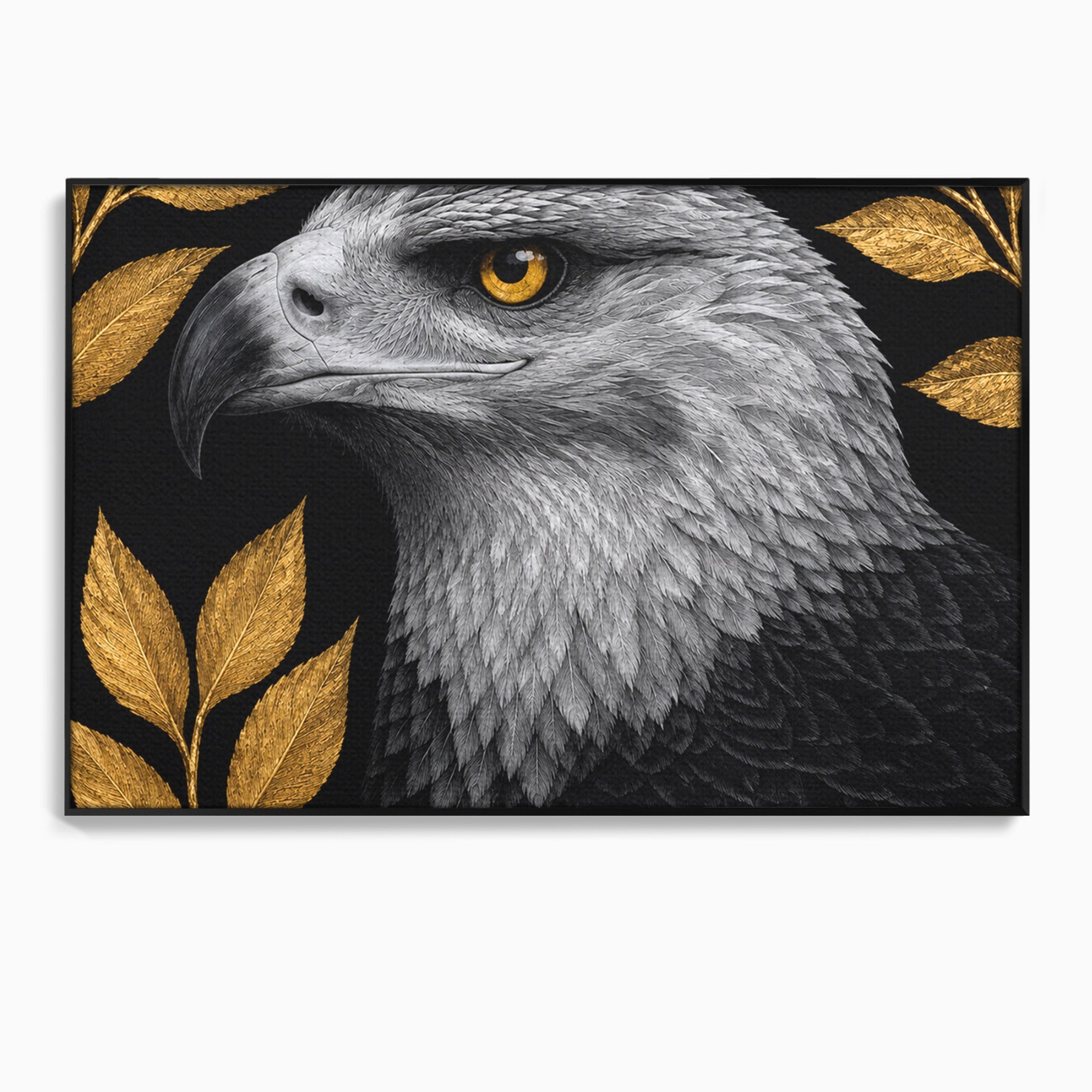 Tablou Canvas Premium LuxCanva® M1662, Vultur Regal, Vultur, Natura, Eleganta, Living, Birou, Culori Vibrante