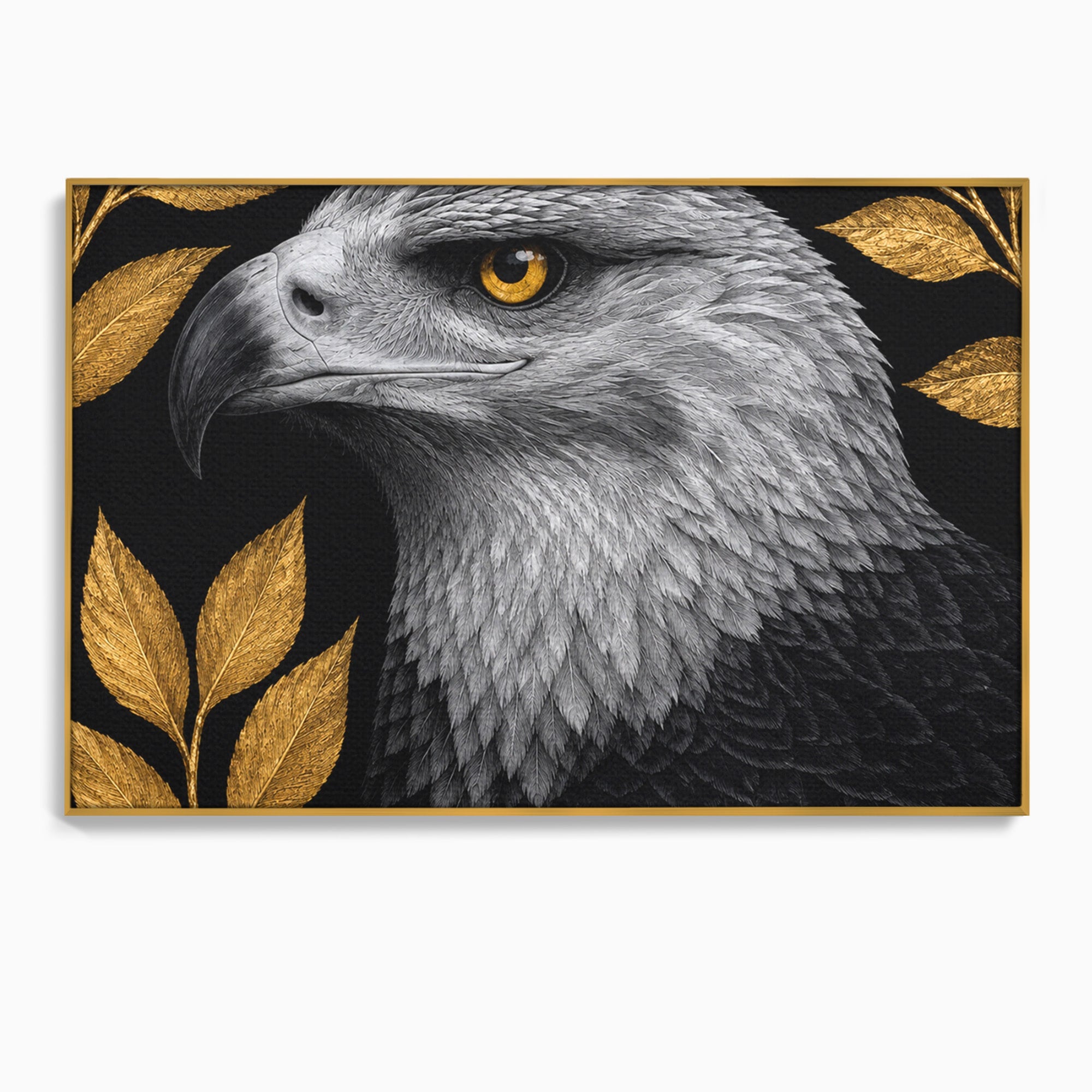 Tablou Canvas Premium LuxCanva® M1662, Vultur Regal, Vultur, Natura, Eleganta, Living, Birou, Culori Vibrante