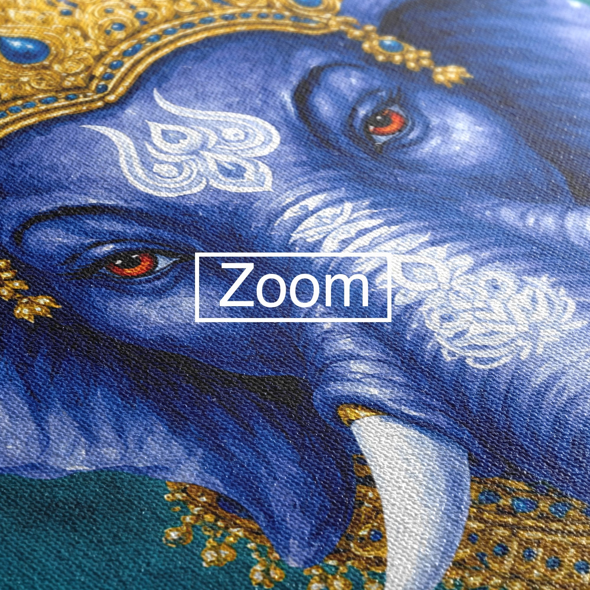 Tablou Canvas Premium LuxCanva® M1663, Elefant Regal, Elefant, Arta, Spiritualitate, Portret, Exotic, Living, Dormitor, Culori Vibrante