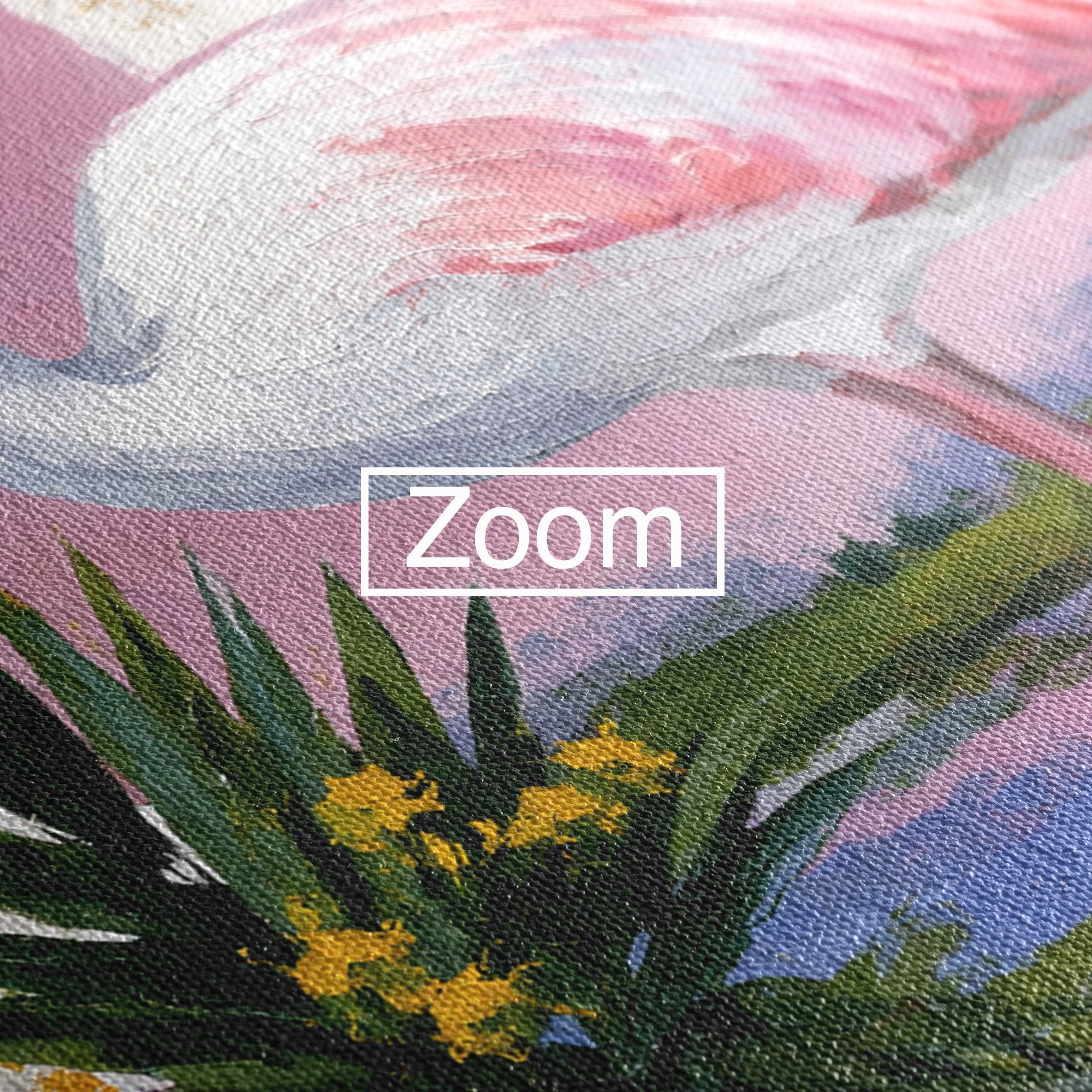 Tablou Canvas Premium LuxCanva® M1664, Flamingo Exotic, Flamingo, Natura, Modern, Peisaj, Living, Culori Vibrante