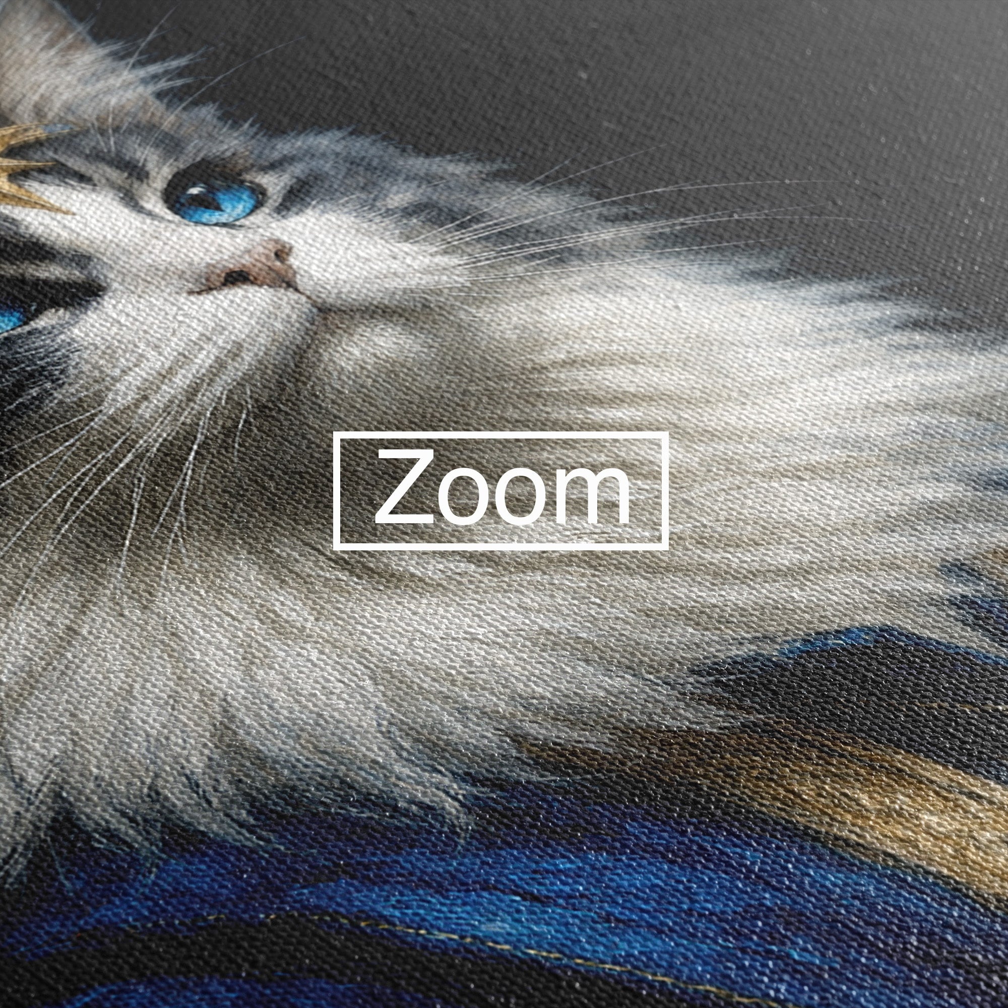 Tablou Canvas Premium LuxCanva® M1674, Pisica Magica, Pisica, Magie, Portret, Animale, Dormitor, Culori Vibrante