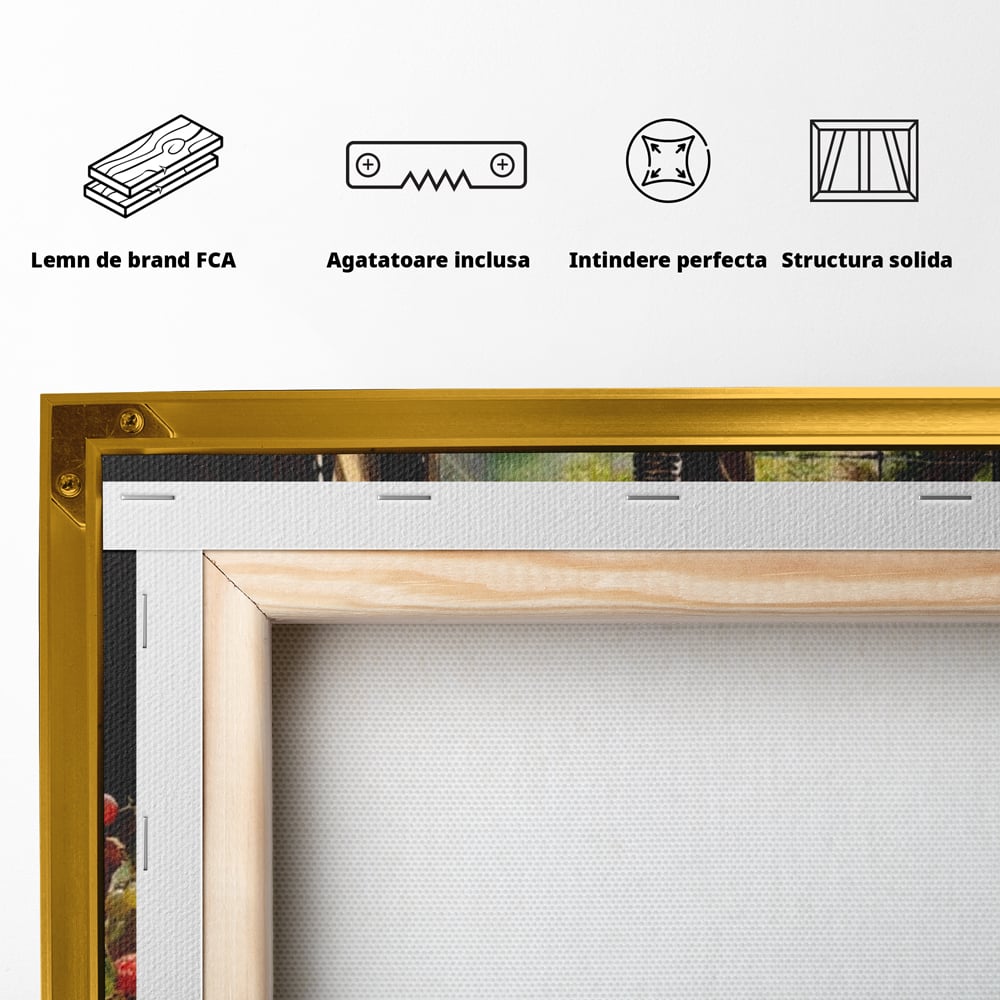 Leinwand Premium Canvas Wandbilder, LuxCanva® N1003, Ritual des Geschmacks, Käse, Obst, Brot, Rotwein, Flasche, Glas, rustikal, traditionell, rustikal, traditionell, Tisch, Restaurant, Küche