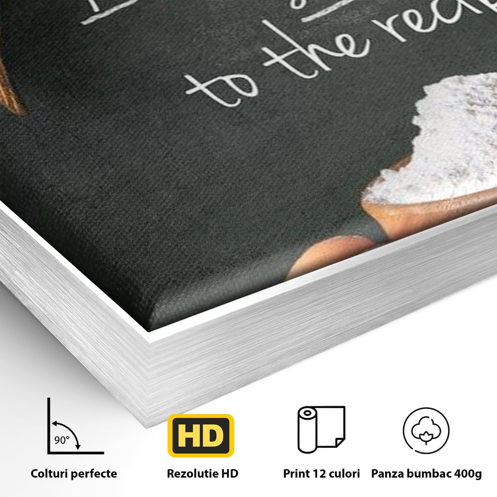 Leinwand Premium Canvas Wall Art, LuxCanva® N1018, Rezepte aus dem Herzen, Gastronomie, Kochen, Zitat, Lebensmittel, Zutaten, Mehl, Kulinarische Kunst, Rustikal, Gemütlich, Motivierend, Restaurant, Küche