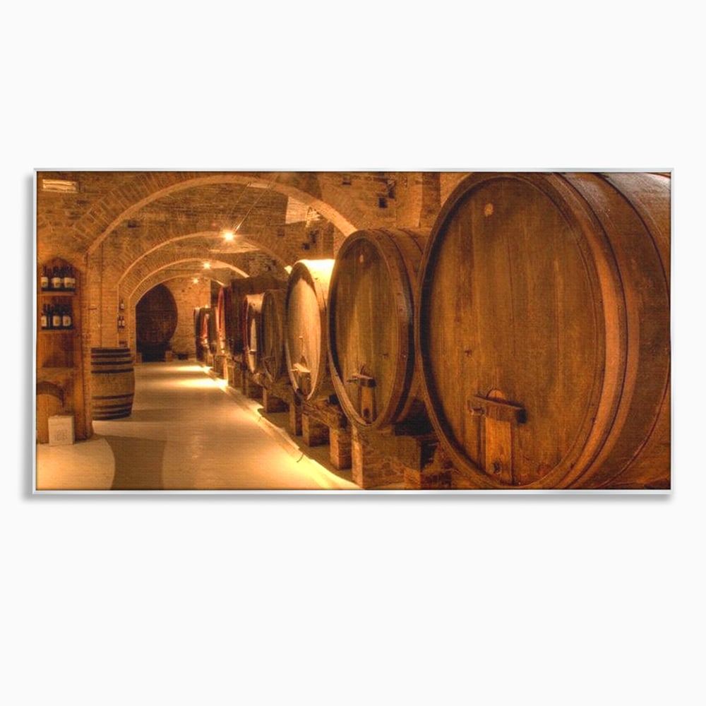 Leinwand Wandkunst Canvas Premium, LuxCanva® N1023, Verborgener Schatz, Keller, Fässer, Holz, Rustikal, Wein, Trinken, Tradition, Weinkeller, Alt, Verkostung, Kneipe, Lounge, Bar, Restaurant, Küche