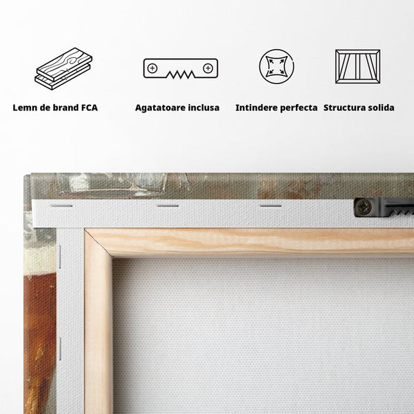 Leinwand Premium Canvas Wandkunst, LuxCanva® N1024, Getränk der Champions, Fußball, Amerikanisch, Ball, Bier, Glas, Schaum, Sport, Spiel, Entspannung, Entspannung, Sieg, Rustikal, Kneipe, Bar, Restaurant, Küche