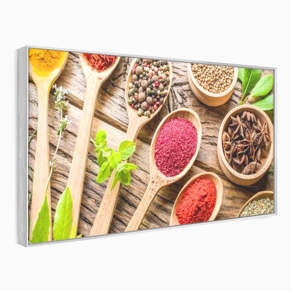 Tablou Canvas Premium, LuxCanva® N1025, Esente Orientale, Condimente, Plante Aromatice, Mirodenii, Ingrediente, Natural, Gust, Aroma, Boabe, Gastronomie, Restaurant, Bucatarie