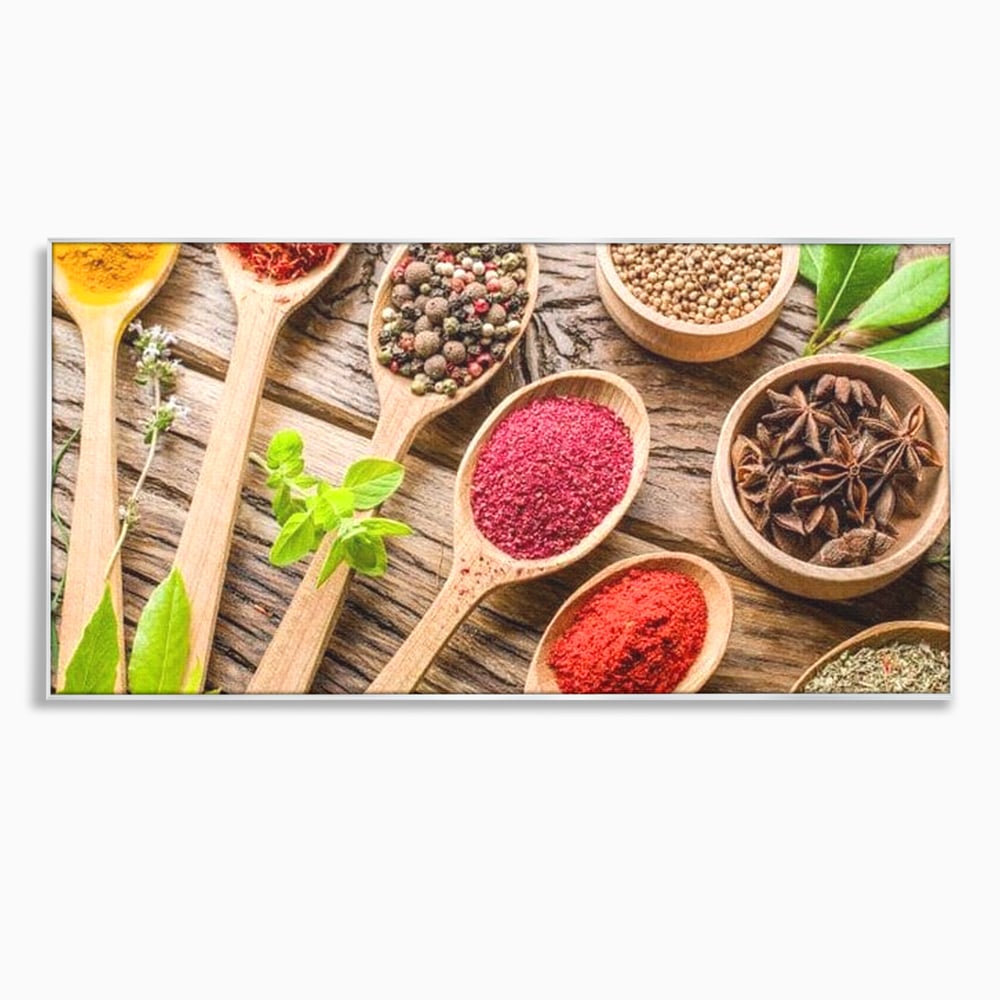 Tablou Canvas Premium, LuxCanva® N1025, Esente Orientale, Condimente, Plante Aromatice, Mirodenii, Ingrediente, Natural, Gust, Aroma, Boabe, Gastronomie, Restaurant, Bucatarie