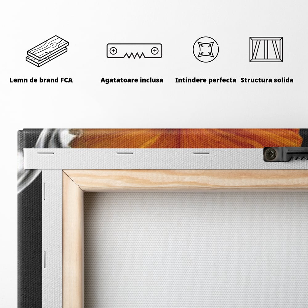 Tablou Canvas Premium, LuxCanva® N1030, Magia Espresso, Cafea, Barista, Prospetime, Aroma, Crema, Gust, Energie, Dimineata, Aparat, Rasfat, Pub, Bar, Lounge, Restaurant, Bucatarie