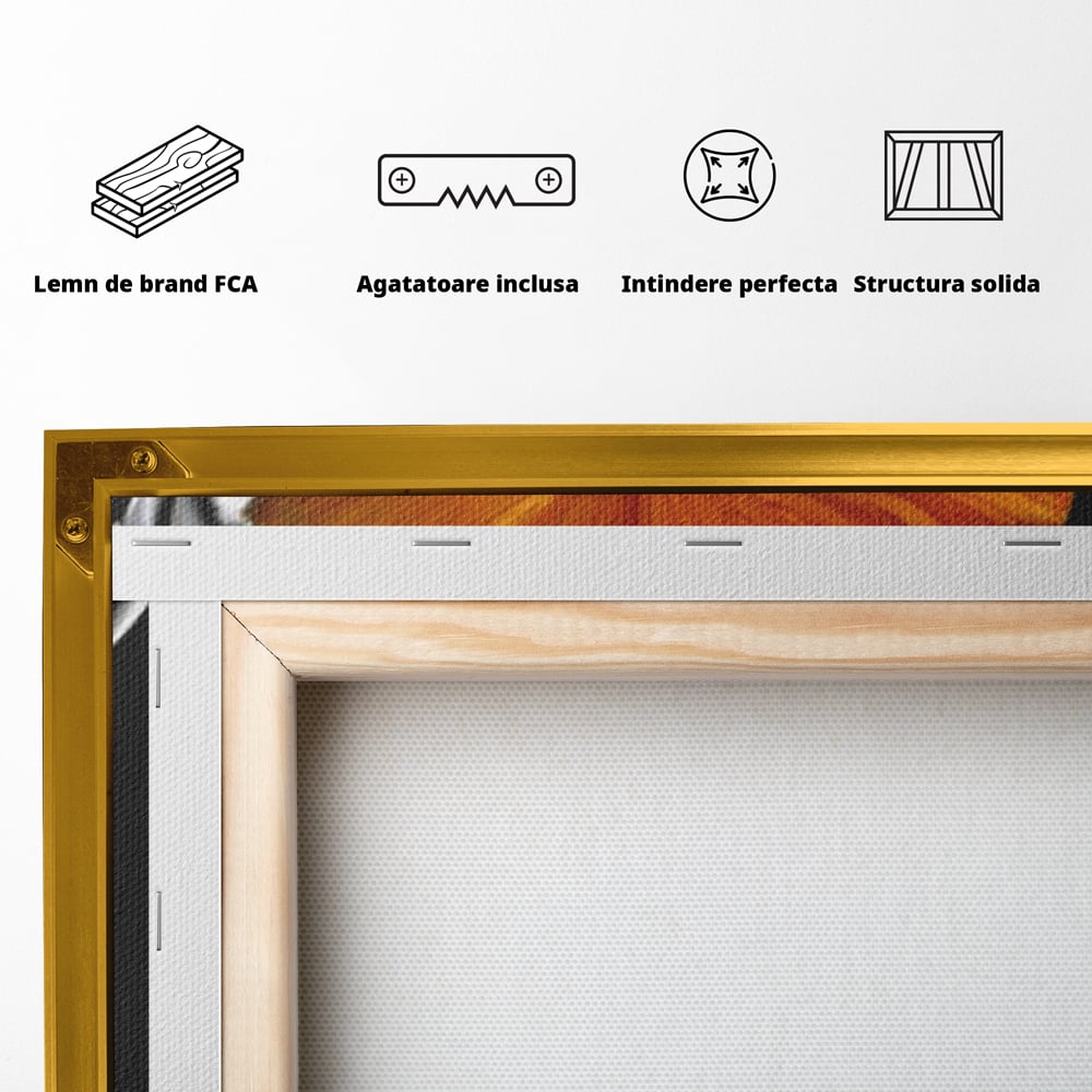 Tablou Canvas Premium, LuxCanva® N1030, Magia Espresso, Cafea, Barista, Prospetime, Aroma, Crema, Gust, Energie, Dimineata, Aparat, Rasfat, Pub, Bar, Lounge, Restaurant, Bucatarie
