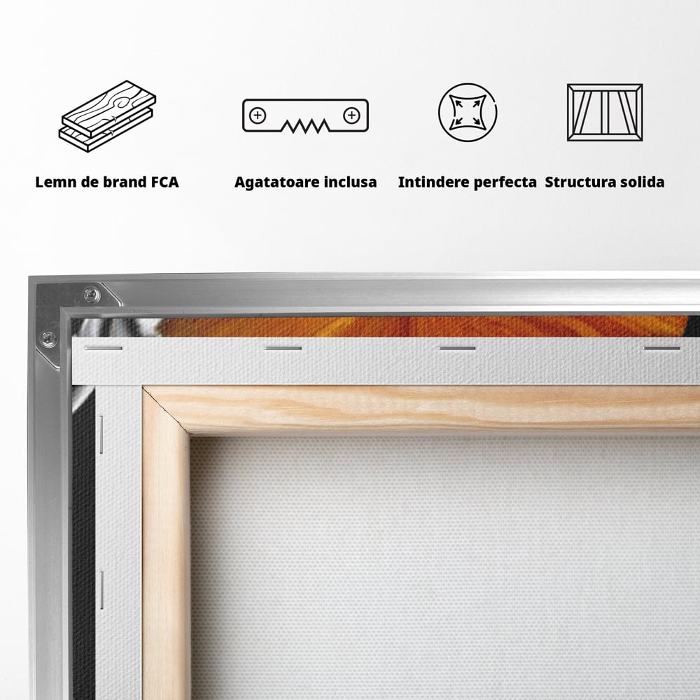 Tablou Canvas Premium, LuxCanva® N1030, Magia Espresso, Cafea, Barista, Prospetime, Aroma, Crema, Gust, Energie, Dimineata, Aparat, Rasfat, Pub, Bar, Lounge, Restaurant, Bucatarie