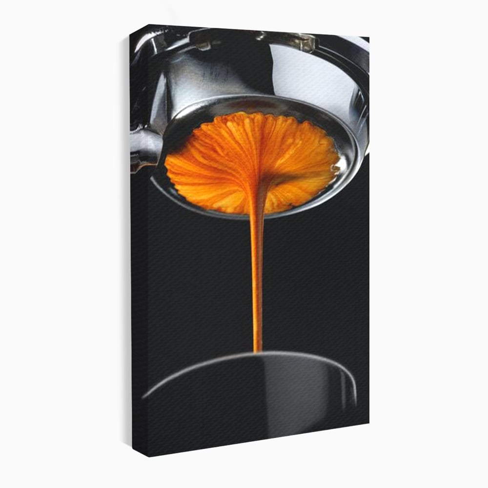 Tablou Canvas Premium, LuxCanva® N1030, Magia Espresso, Cafea, Barista, Prospetime, Aroma, Crema, Gust, Energie, Dimineata, Aparat, Rasfat, Pub, Bar, Lounge, Restaurant, Bucatarie
