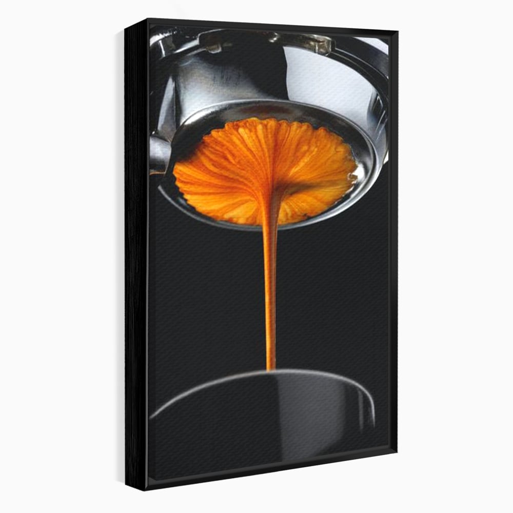 Tablou Canvas Premium, LuxCanva® N1030, Magia Espresso, Cafea, Barista, Prospetime, Aroma, Crema, Gust, Energie, Dimineata, Aparat, Rasfat, Pub, Bar, Lounge, Restaurant, Bucatarie