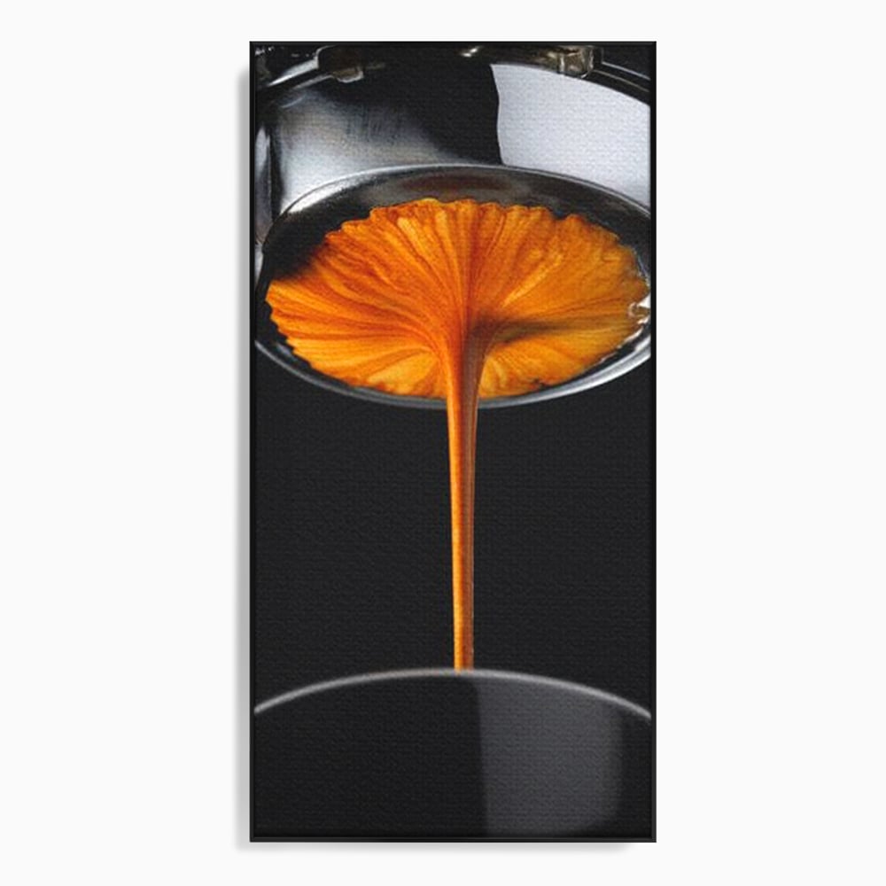 Tablou Canvas Premium, LuxCanva® N1030, Magia Espresso, Cafea, Barista, Prospetime, Aroma, Crema, Gust, Energie, Dimineata, Aparat, Rasfat, Pub, Bar, Lounge, Restaurant, Bucatarie