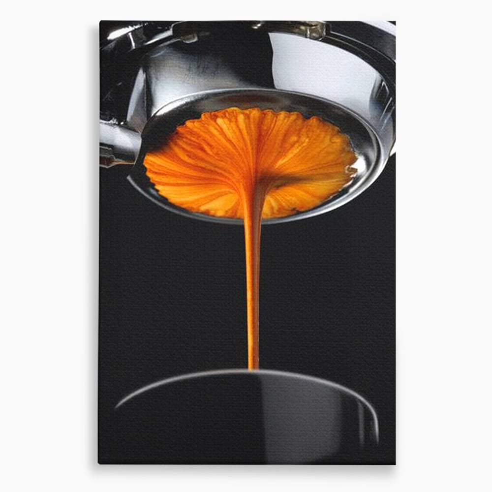Tablou Canvas Premium, LuxCanva® N1030, Magia Espresso, Cafea, Barista, Prospetime, Aroma, Crema, Gust, Energie, Dimineata, Aparat, Rasfat, Pub, Bar, Lounge, Restaurant, Bucatarie
