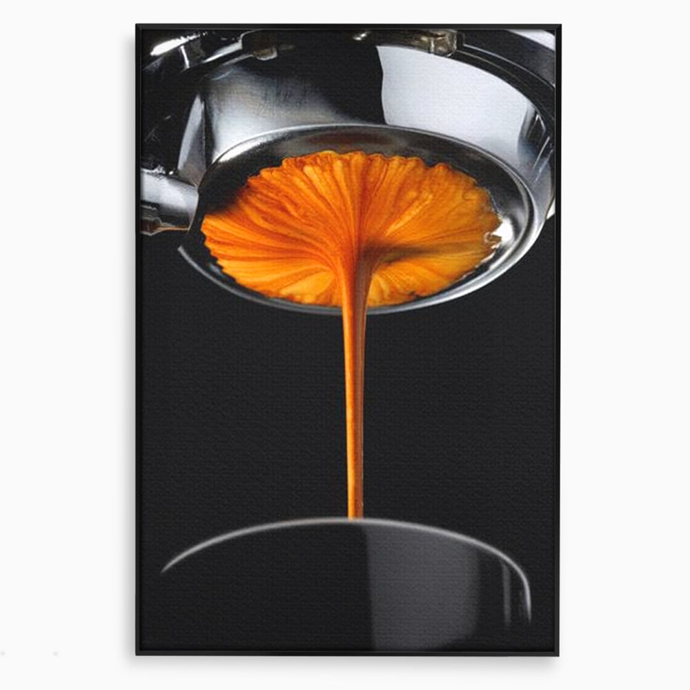 Tablou Canvas Premium, LuxCanva® N1030, Magia Espresso, Cafea, Barista, Prospetime, Aroma, Crema, Gust, Energie, Dimineata, Aparat, Rasfat, Pub, Bar, Lounge, Restaurant, Bucatarie