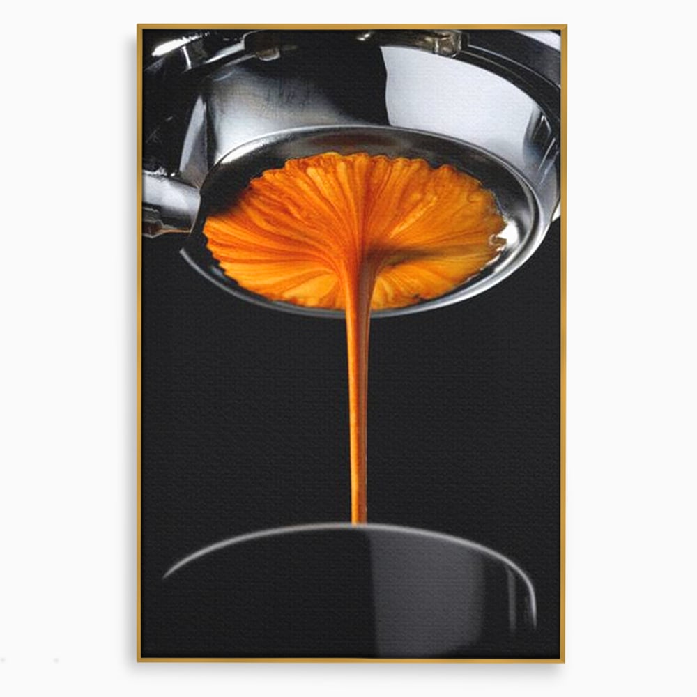 Tablou Canvas Premium, LuxCanva® N1030, Magia Espresso, Cafea, Barista, Prospetime, Aroma, Crema, Gust, Energie, Dimineata, Aparat, Rasfat, Pub, Bar, Lounge, Restaurant, Bucatarie