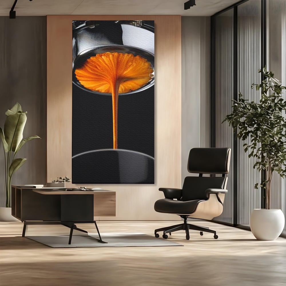 Tablou Canvas Premium, LuxCanva® N1030, Magia Espresso, Cafea, Barista, Prospetime, Aroma, Crema, Gust, Energie, Dimineata, Aparat, Rasfat, Pub, Bar, Lounge, Restaurant, Bucatarie