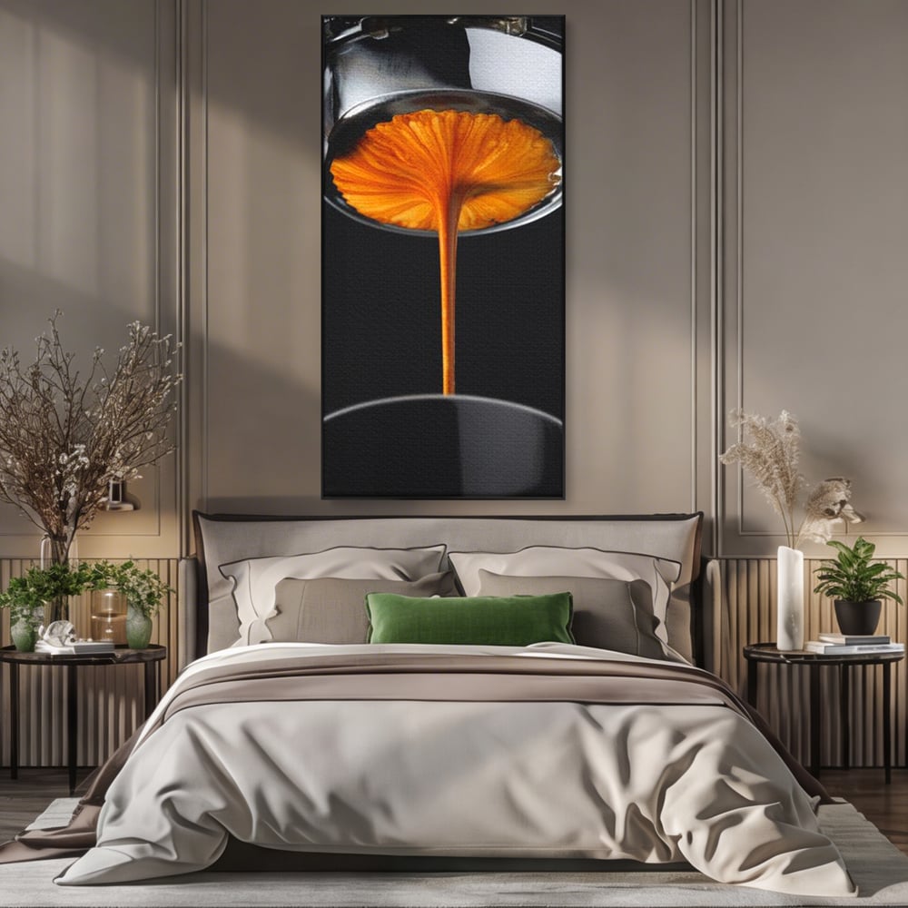 Tablou Canvas Premium, LuxCanva® N1030, Magia Espresso, Cafea, Barista, Prospetime, Aroma, Crema, Gust, Energie, Dimineata, Aparat, Rasfat, Pub, Bar, Lounge, Restaurant, Bucatarie
