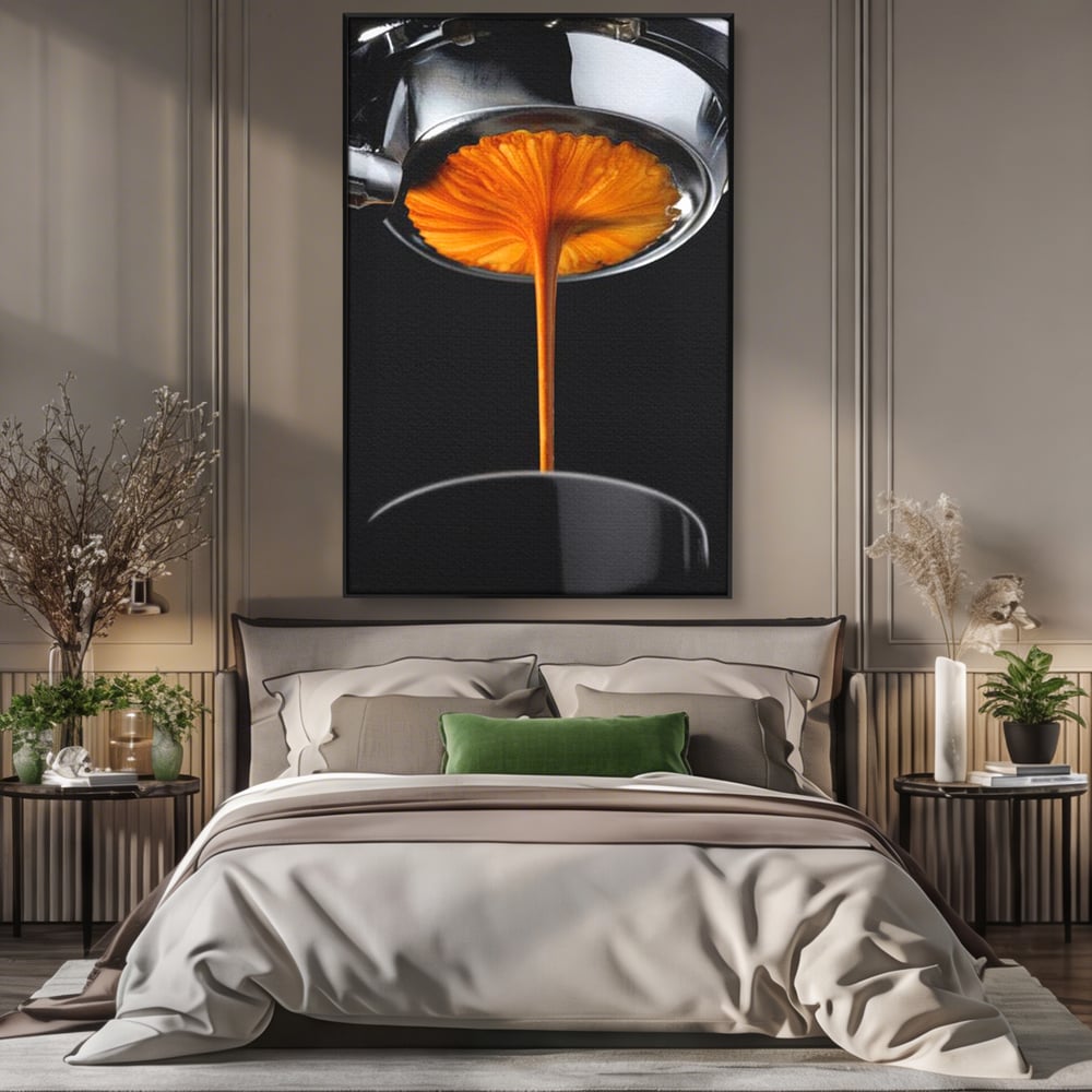 Tablou Canvas Premium, LuxCanva® N1030, Magia Espresso, Cafea, Barista, Prospetime, Aroma, Crema, Gust, Energie, Dimineata, Aparat, Rasfat, Pub, Bar, Lounge, Restaurant, Bucatarie