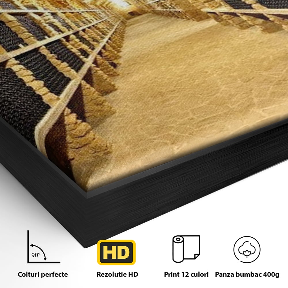 Leinwand Premium Canvas Wall Art, LuxCanva® N1035, Geschmacksarchiv, Weinarchiv, Weinkeller, Wein, Flaschen, trinken, Tunnel, Keller, unterirdisch, traditionell, Verkostung, Kneipe, Bar, Restaurant, Küche