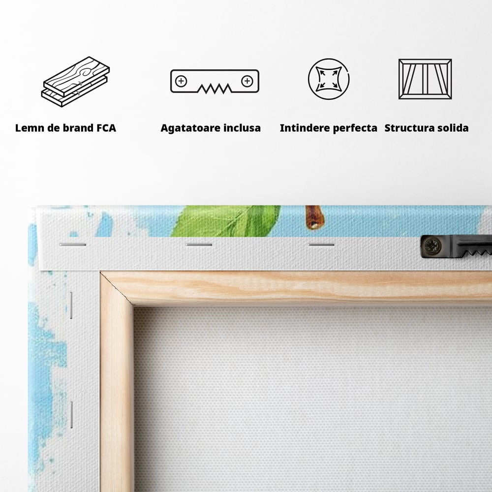 Tablou Canvas Premium, LuxCanva® N1051, Rosu de Poveste, Mar, Fruct, Natural, Proaspat, Sanatos, Vitalitate, Dulce, Pictura, Energie, Vitamine, Restaurant, Bucatarie